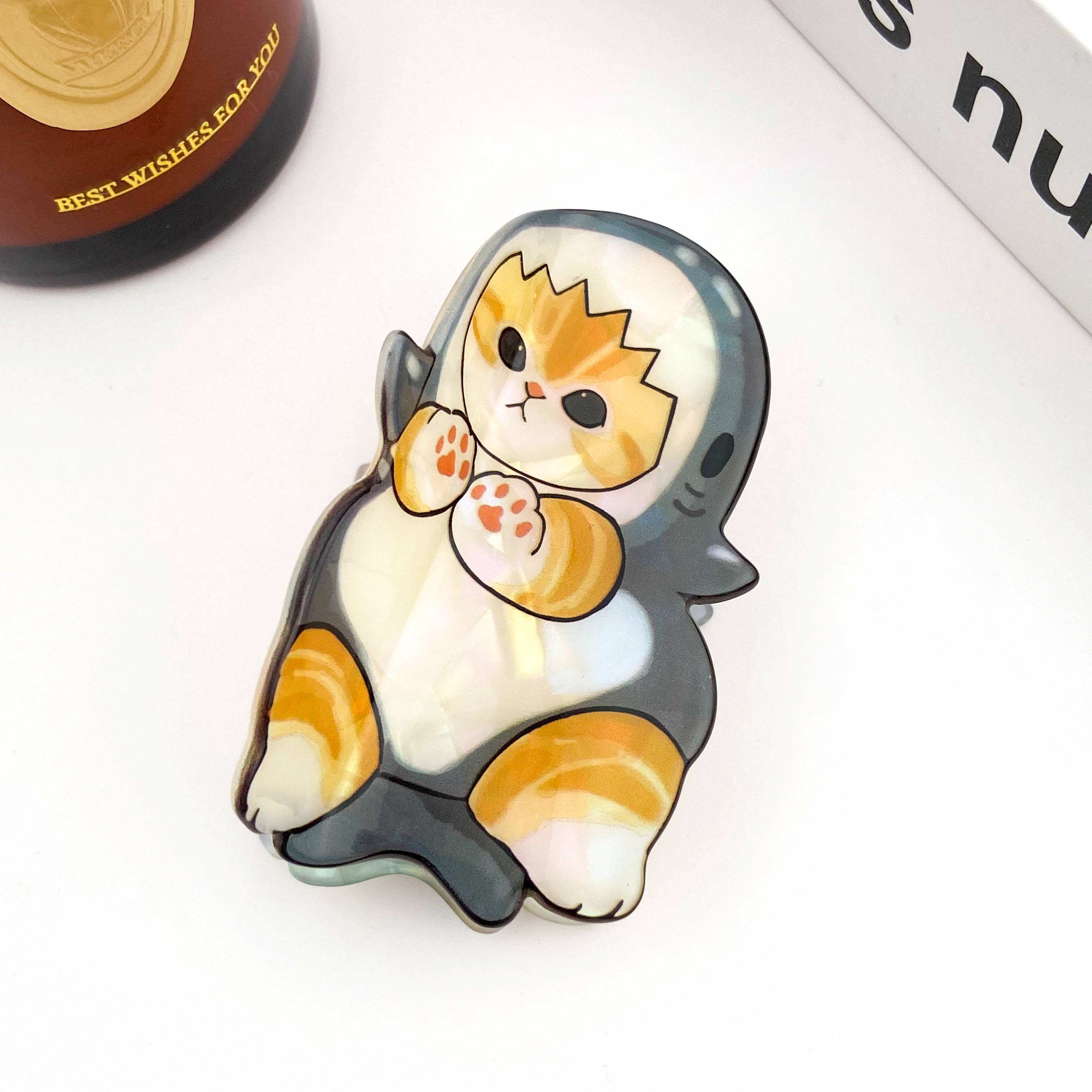 Acetate Cat Hair Claw Clip - Image 2