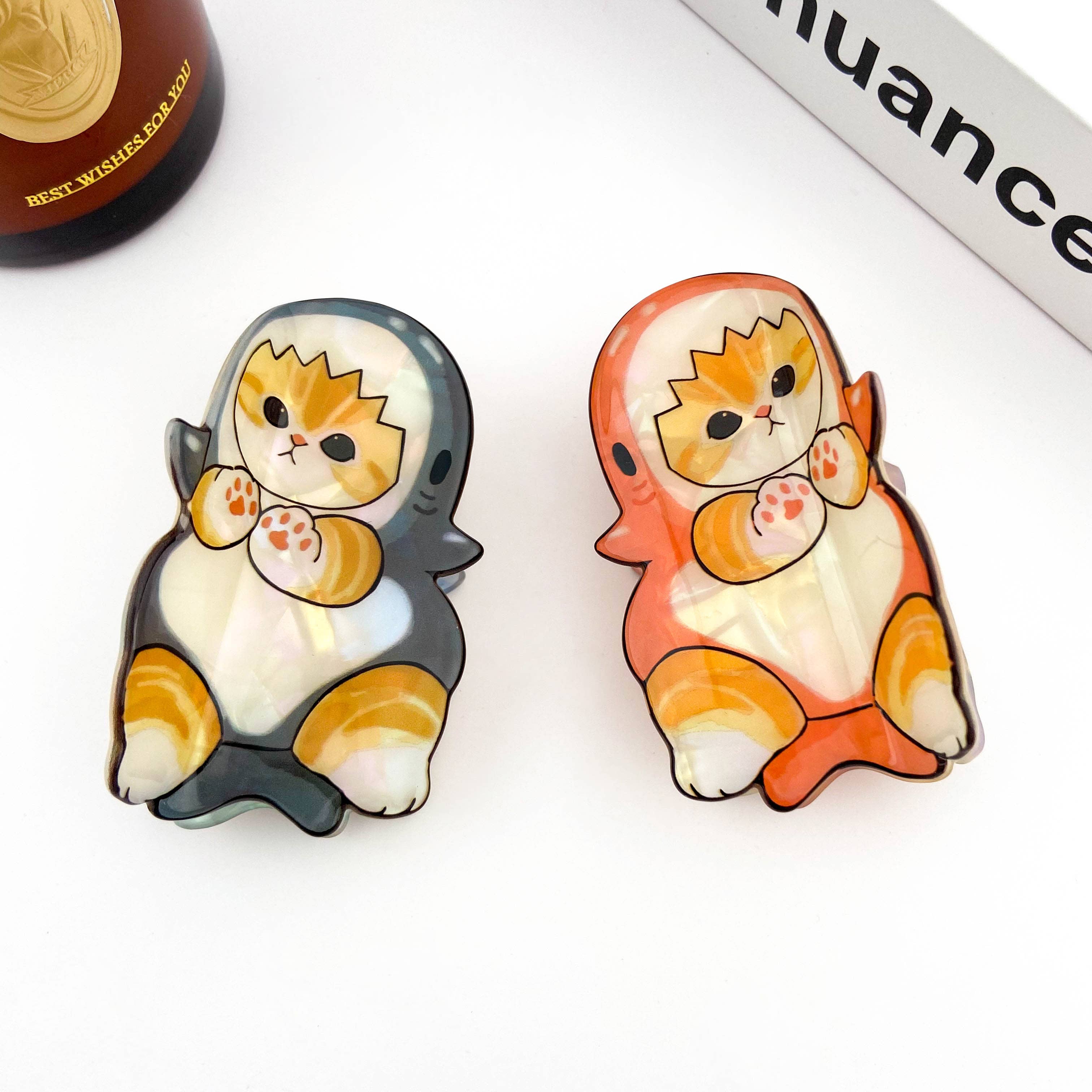 Acetate Cat Hair Claw Clip - Image 4