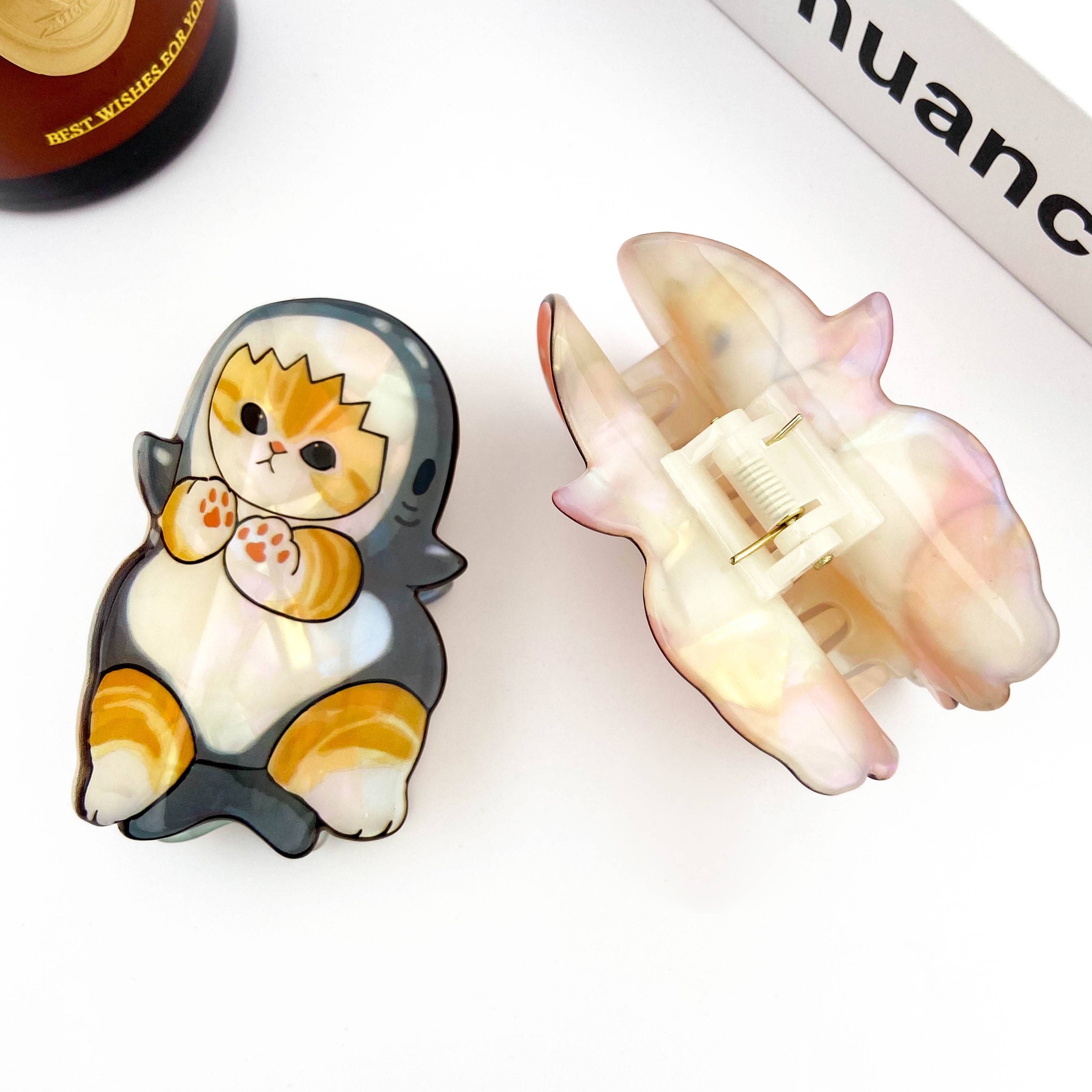 Acetate Cat Hair Claw Clip - Image 5