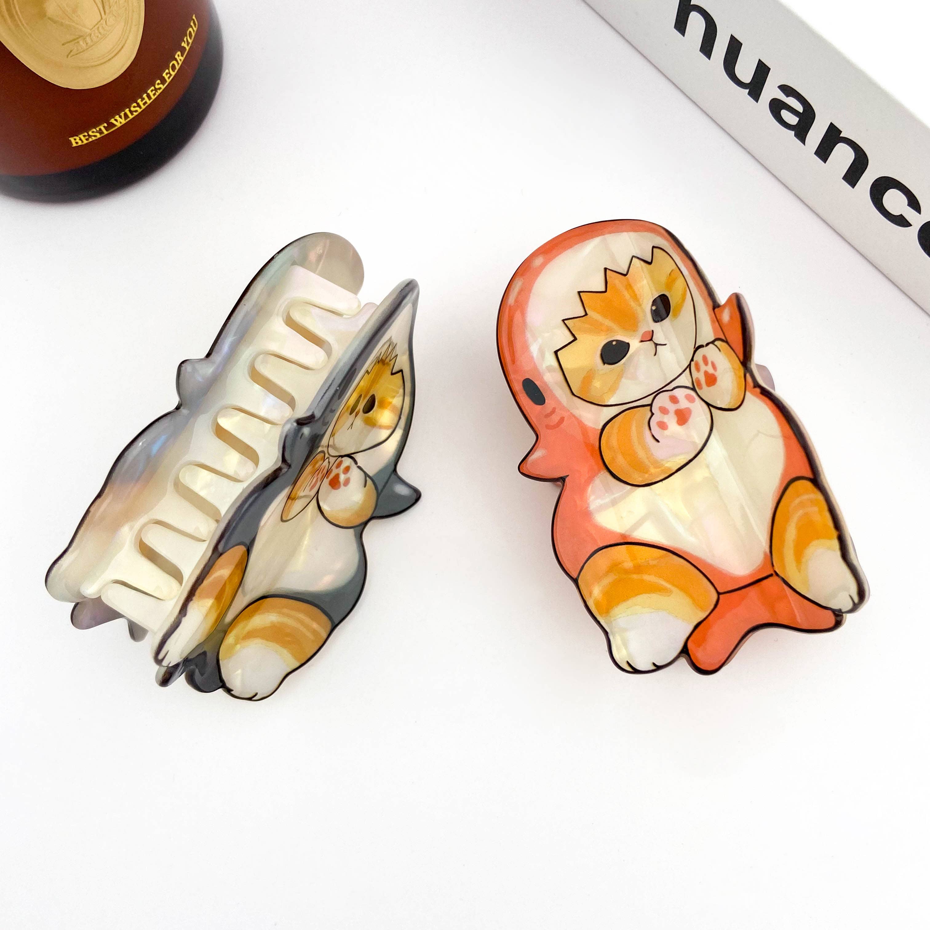 Acetate Cat Hair Claw Clip - Image 6
