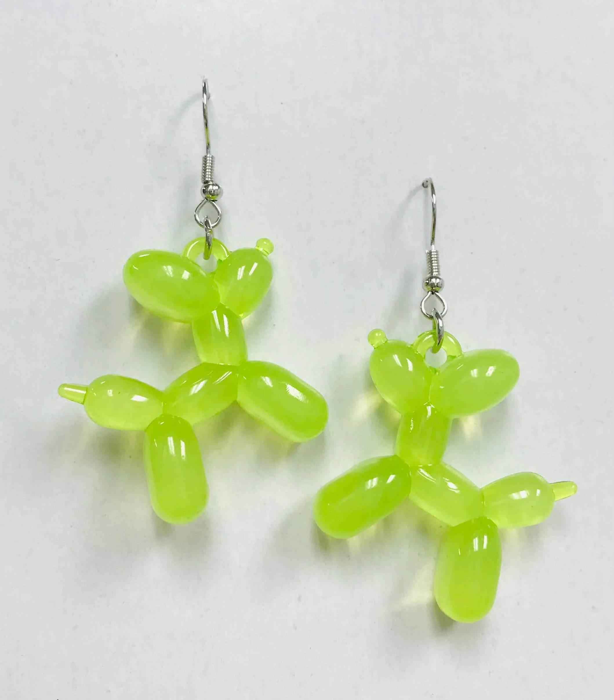 Acrylic Balloon Dog Earrings MULTI COLOR LISTING - Image 3