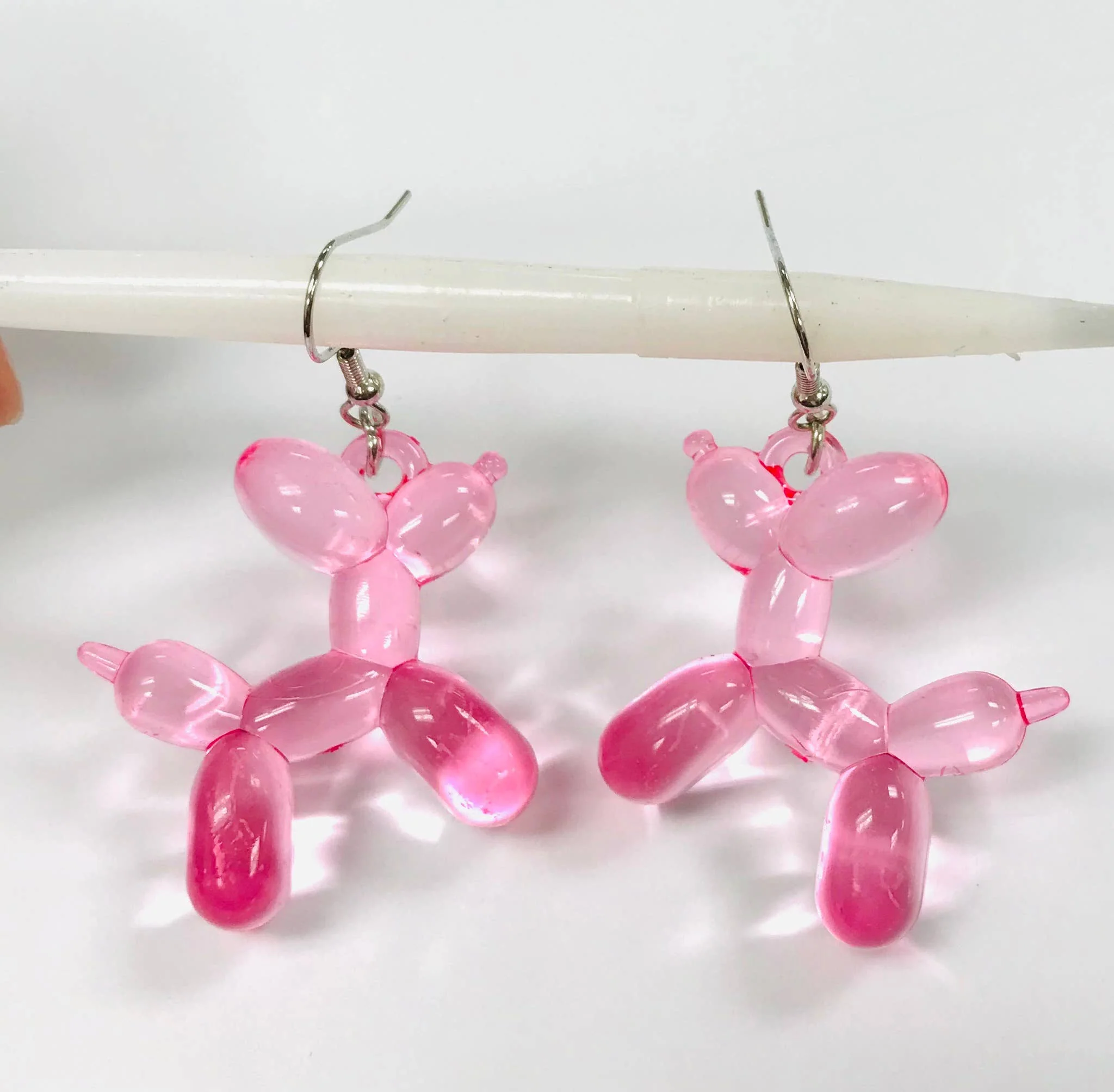 Acrylic Balloon Dog Earrings MULTI COLOR LISTING - Image 7