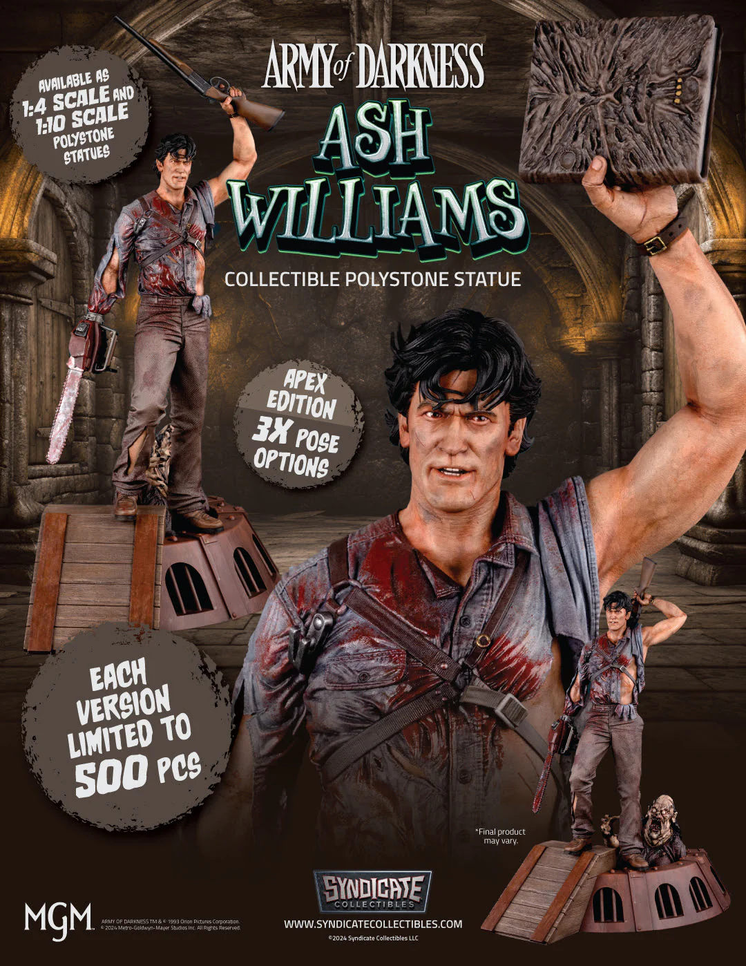 ASH STATUE APEX: 1:10 ARMY DARKNESS EVIL DEAD - Image 6