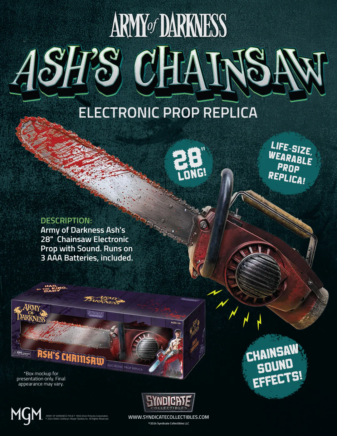 Ash's Chainsaw Electronic Prop Replica - Image 2