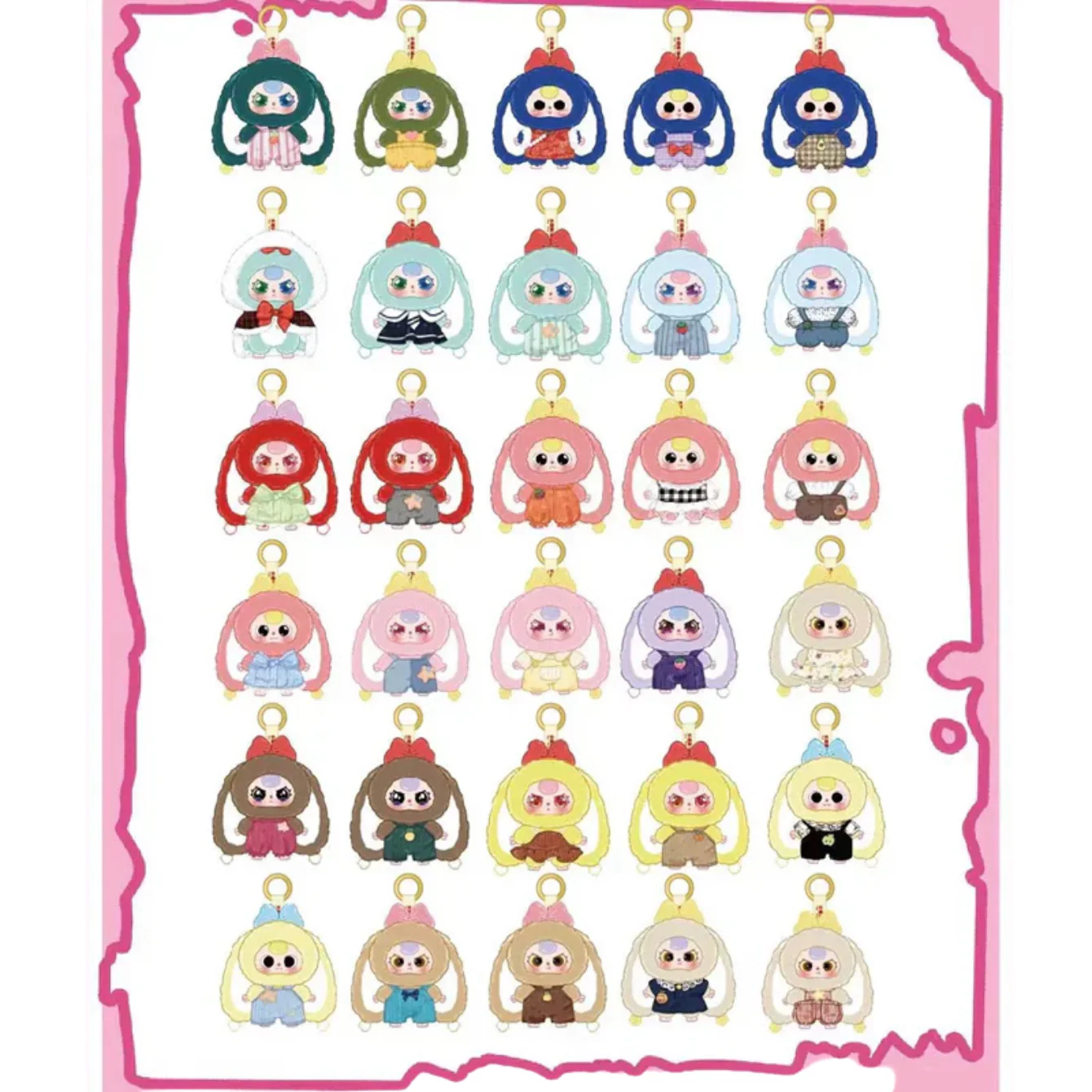 Baby Three V2 Rabbit Macaron Cute Bunny Plush Series Blind Box - Image 2
