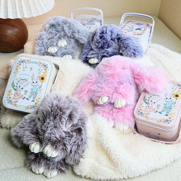 Bao Bunny Furry Kawaii Plush Keychain Mystery Tin (1pc) - Image 6