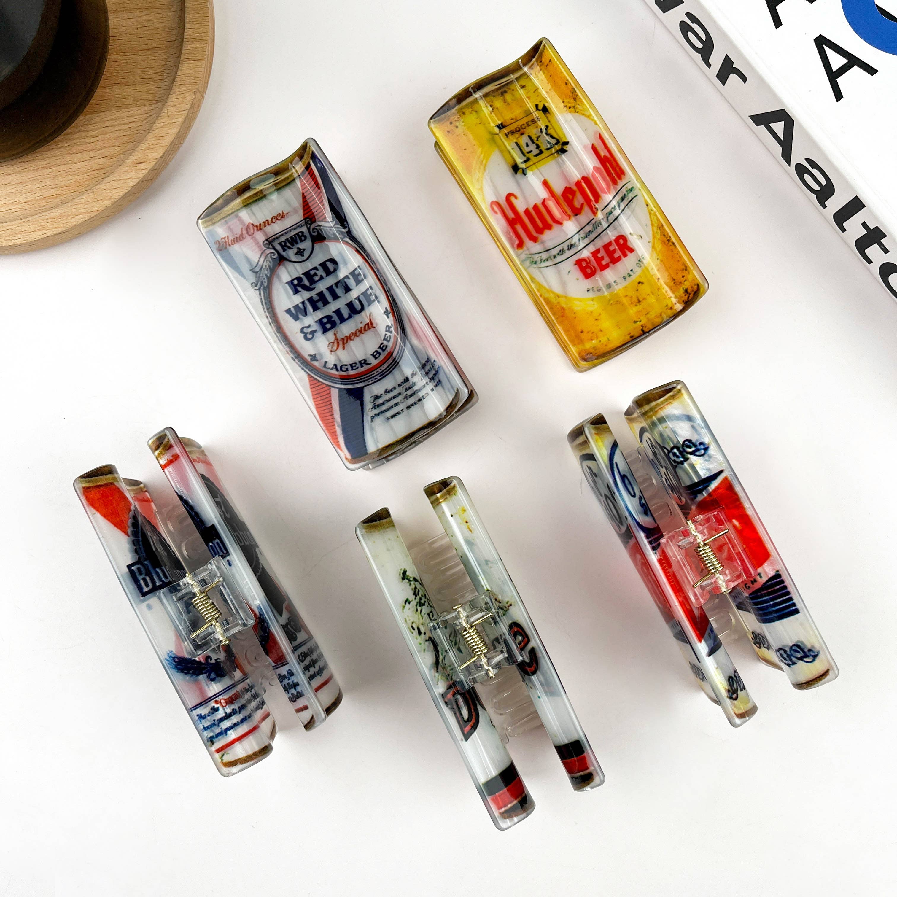 Beer Hair Clip,Can Claw Clip - Image 3