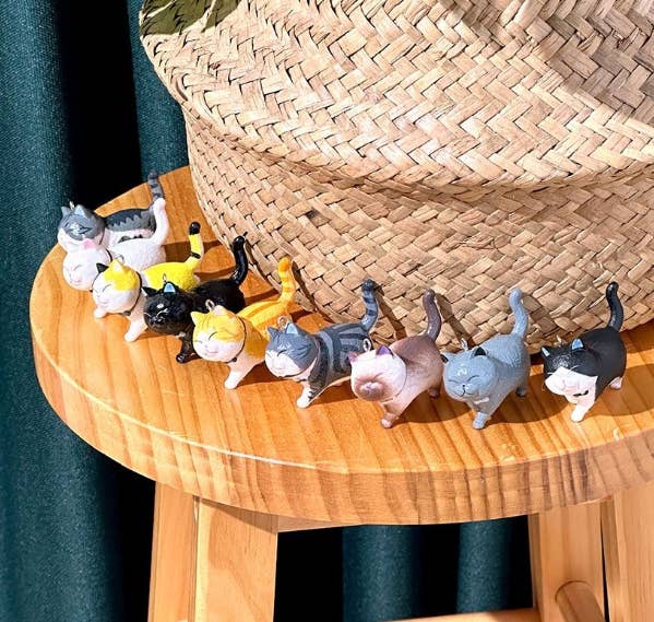 Best Friend Cat Figure Collectable Keyring Random Box - Image 9