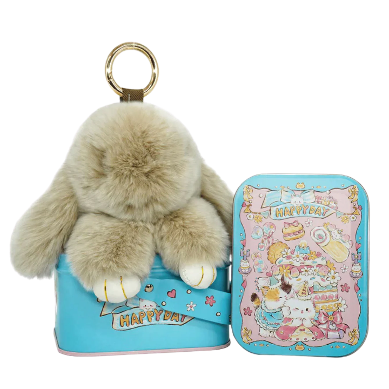 BunCuddles Cute Bunny Keychains - Image 3