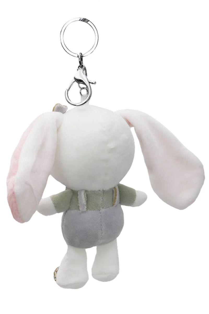 Bunny Bling Rhinestone Plushie Doll Key Chain Random Color - Image 3