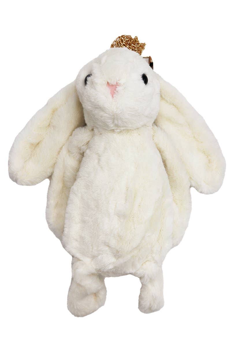 Bunny Rabbit Fuzzy Faux Fur Crossbody Bag Random Color - Image 3