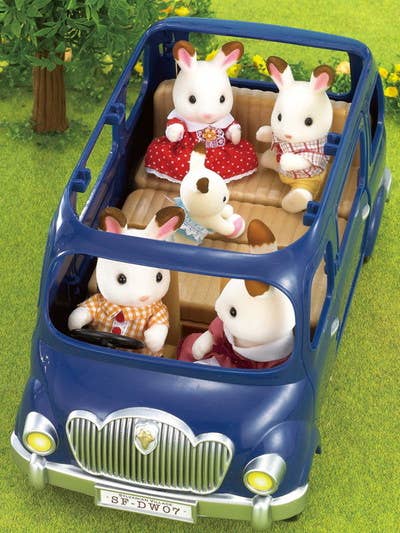 Calico Critters Family Seven Seater Toy Vehicle for Dolls - Image 2