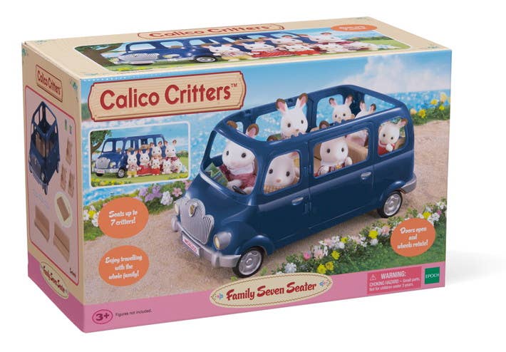 Calico Critters Family Seven Seater Toy Vehicle for Dolls - Image 3