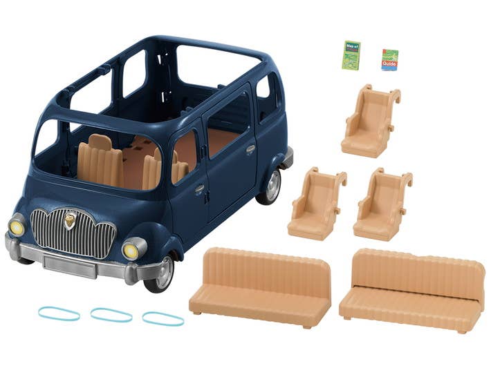 Calico Critters Family Seven Seater Toy Vehicle for Dolls - Image 4