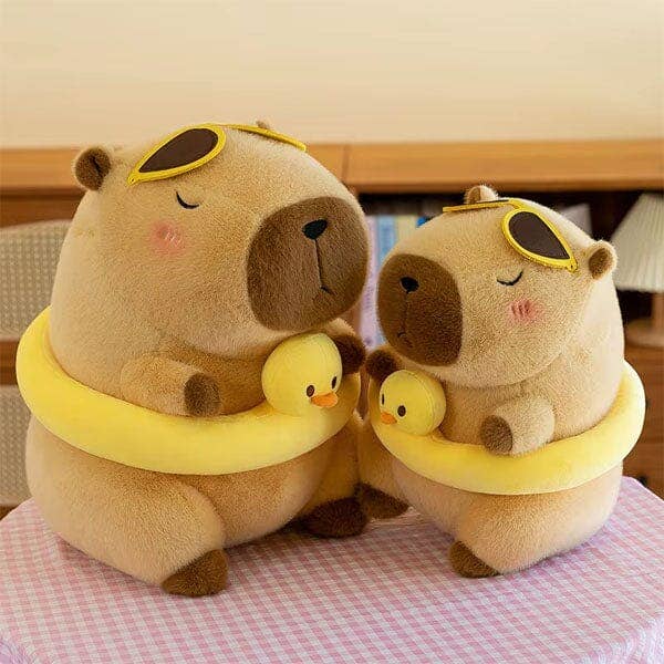 Capybara 9" Kawaii Duck Floaty Plush Toy - Image 3