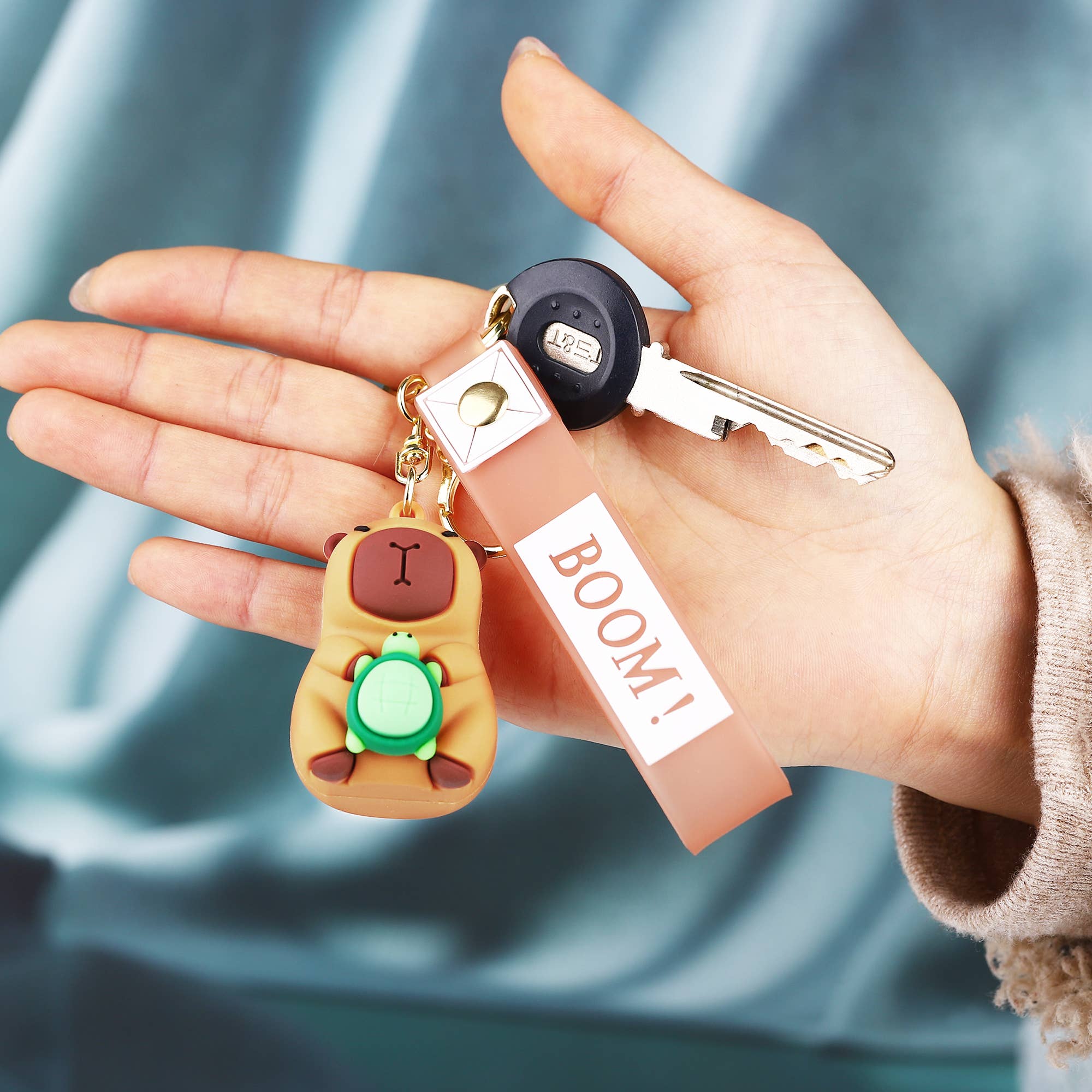 Capybara Figurine Keychain - Image 13