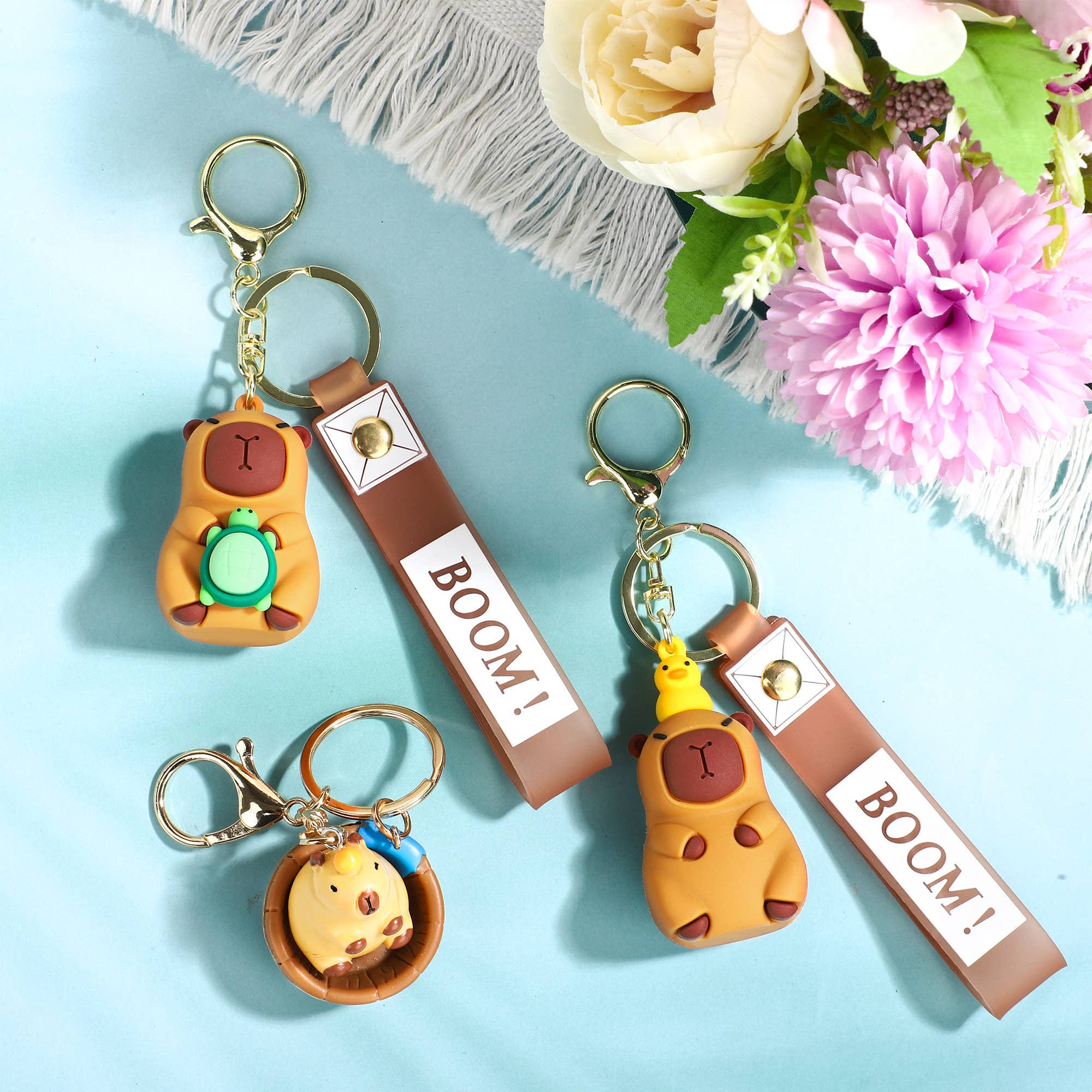 Capybara Figurine Keychain - Image 14