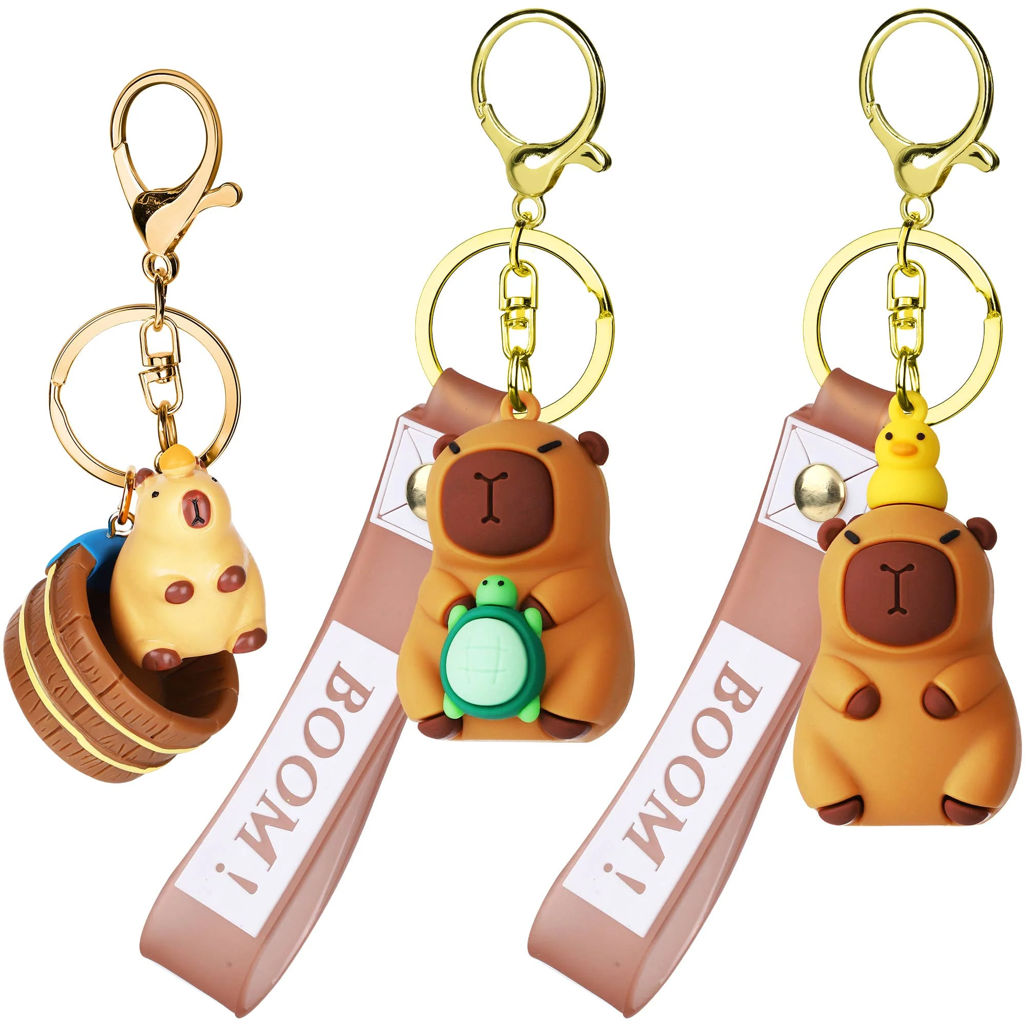 Capybara Figurine Keychain - Image 2