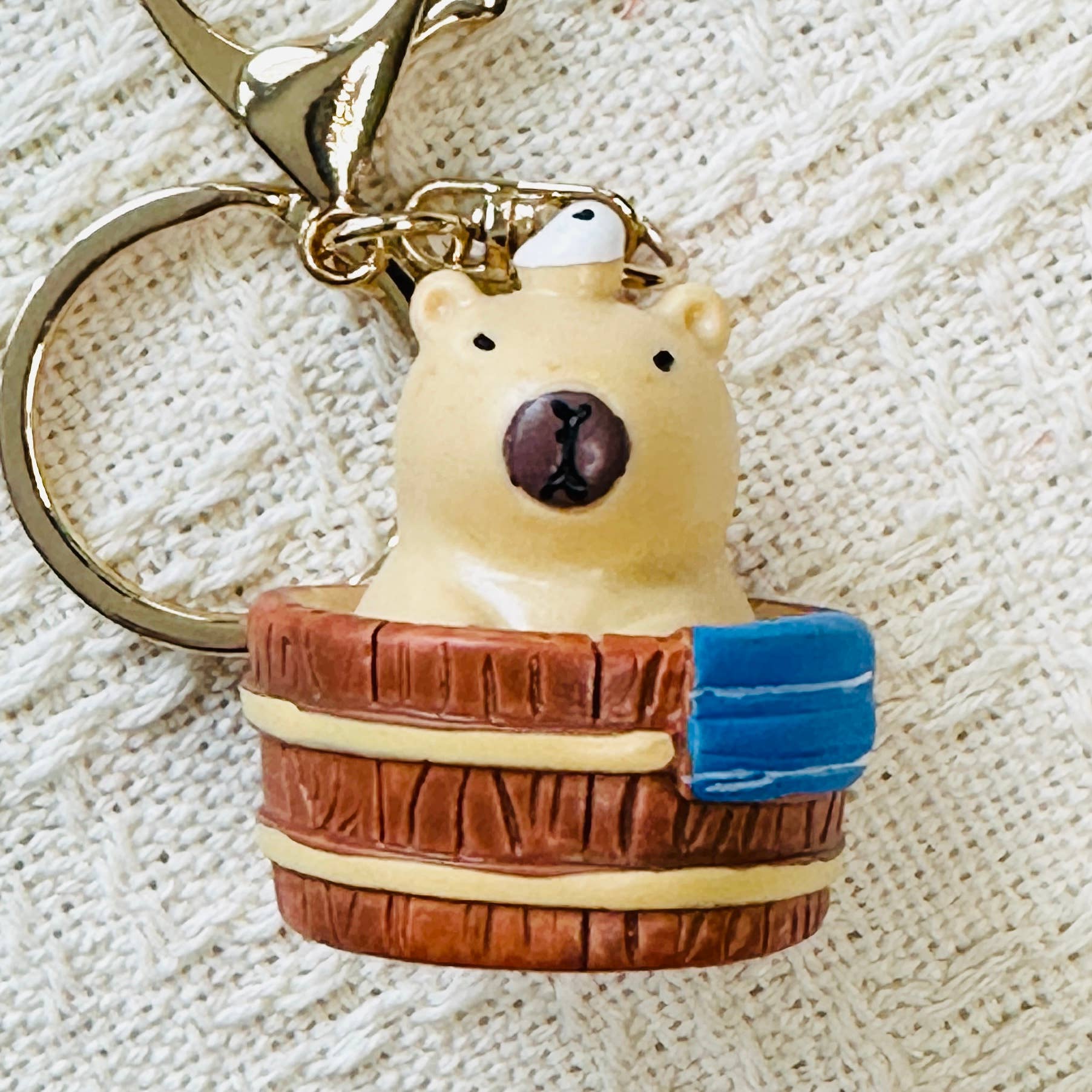 Capybara Figurine Keychain - Image 5