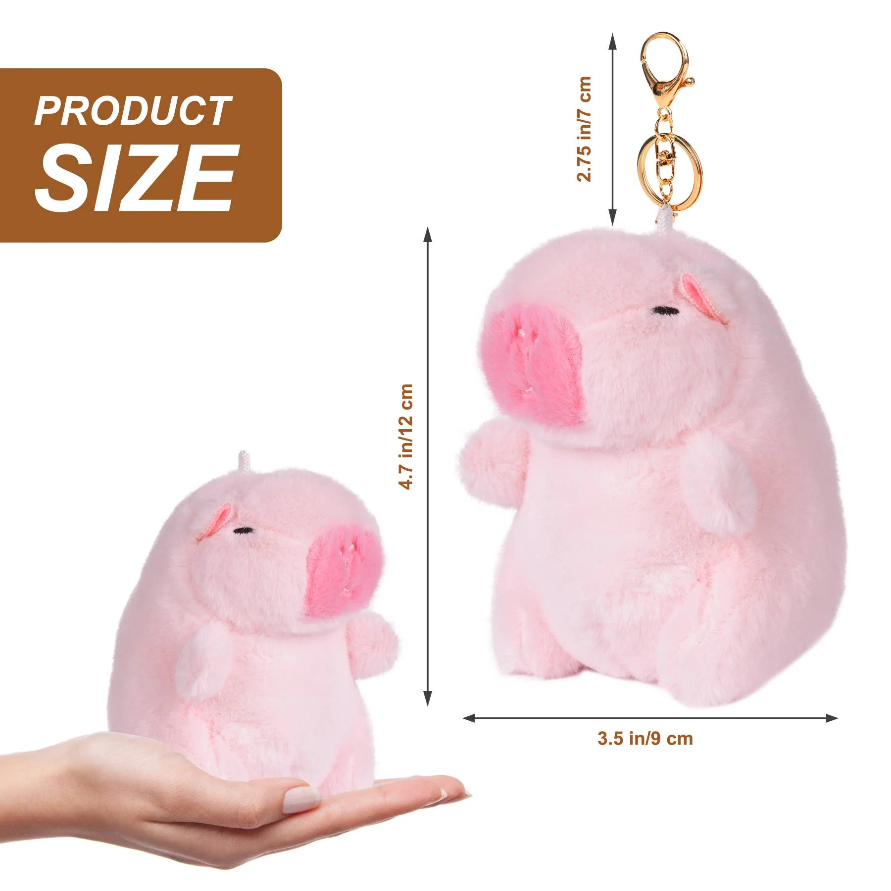 Capybara Plush Keychain - Image 19
