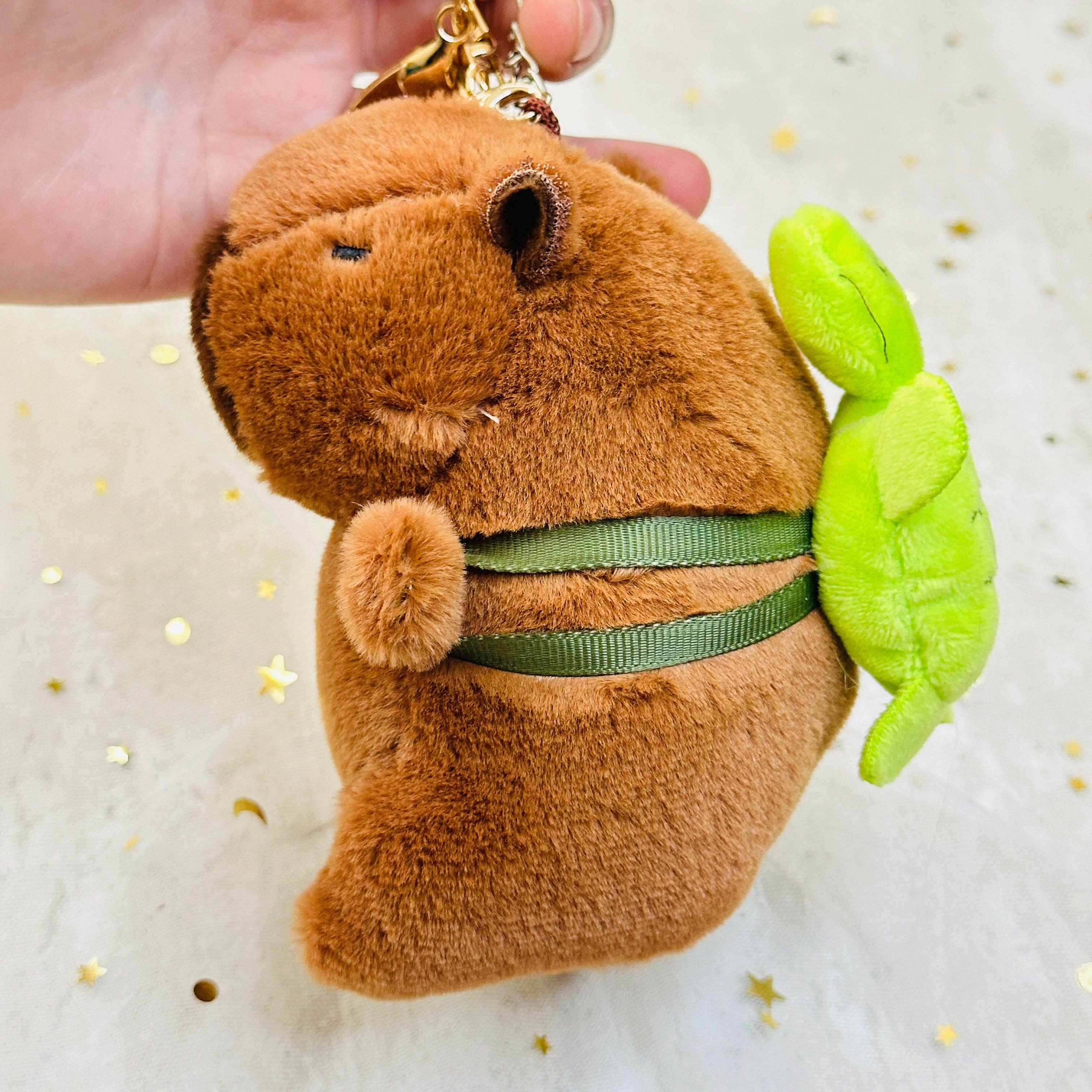 Capybara Plush Keychain - Image 3