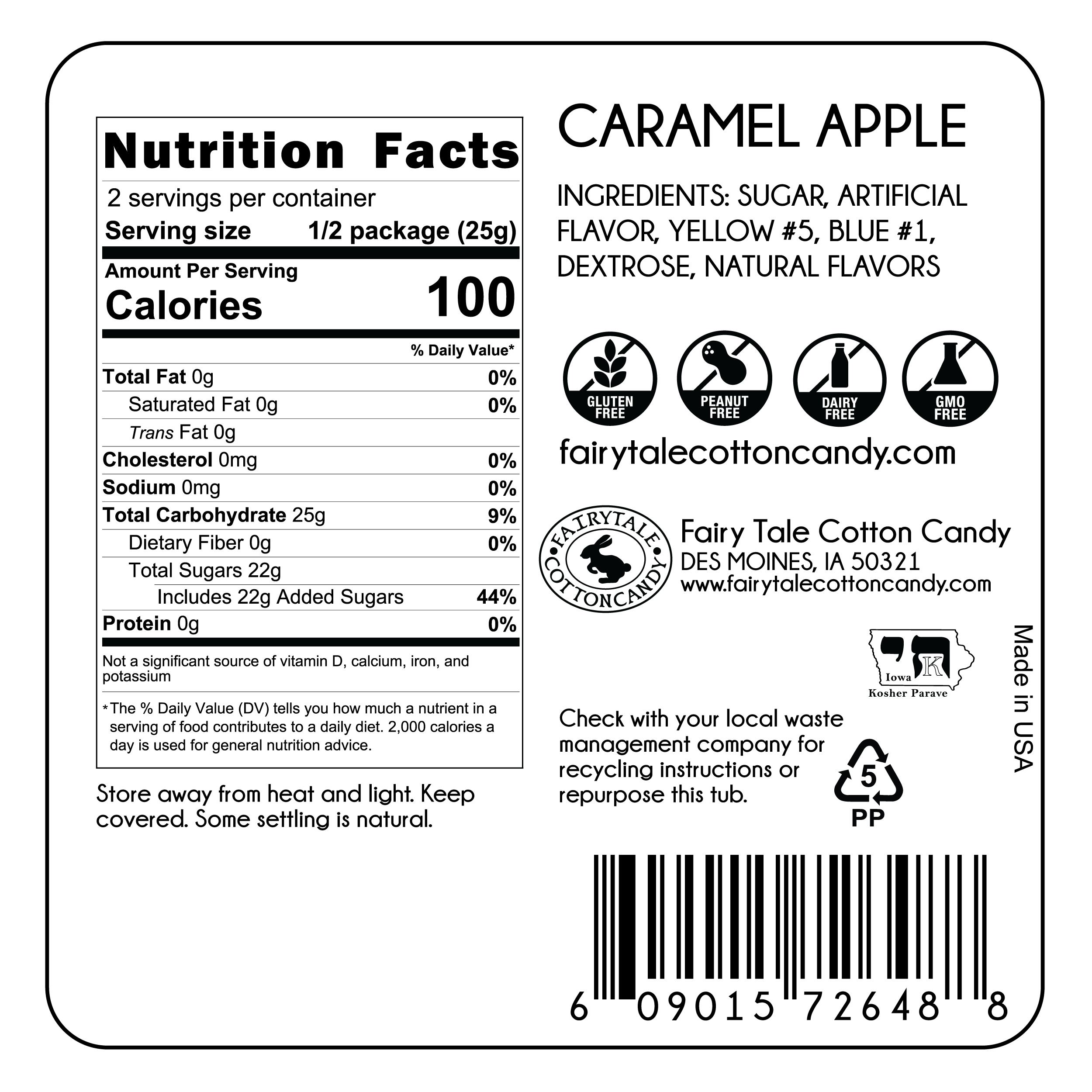 Caramel Apple Cotton Candy - Image 2