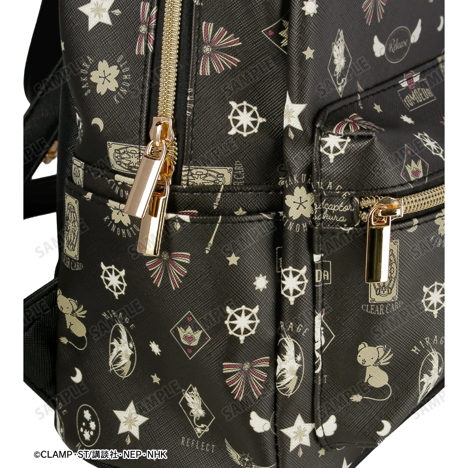 Cardcaptor Sakura Clear Card Edition: Motif Pattern Backpack (Black) - Image 5