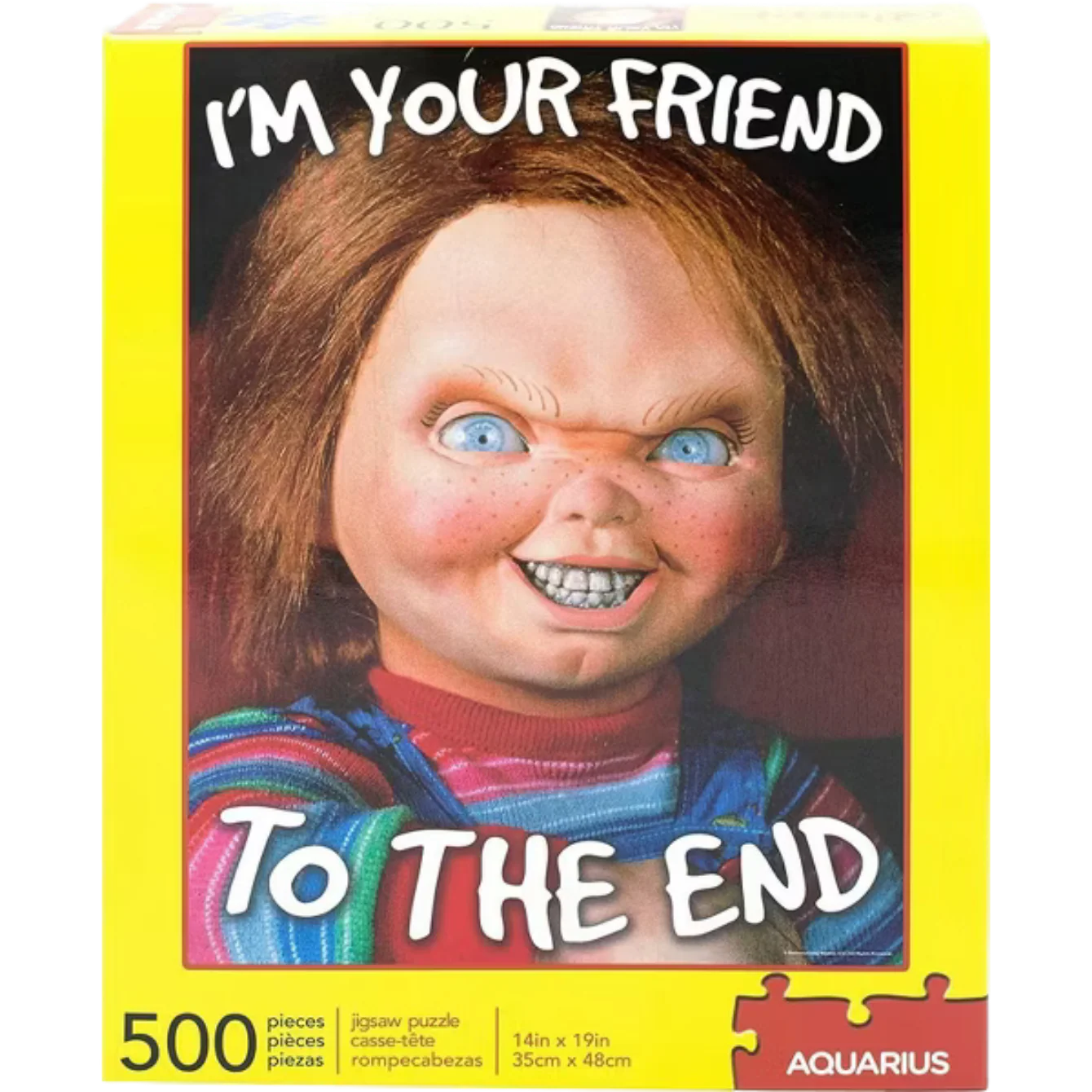Aquarius Puzzles Childs Play Chucky 500 Piece Jigsaw Puzzle - Image 2