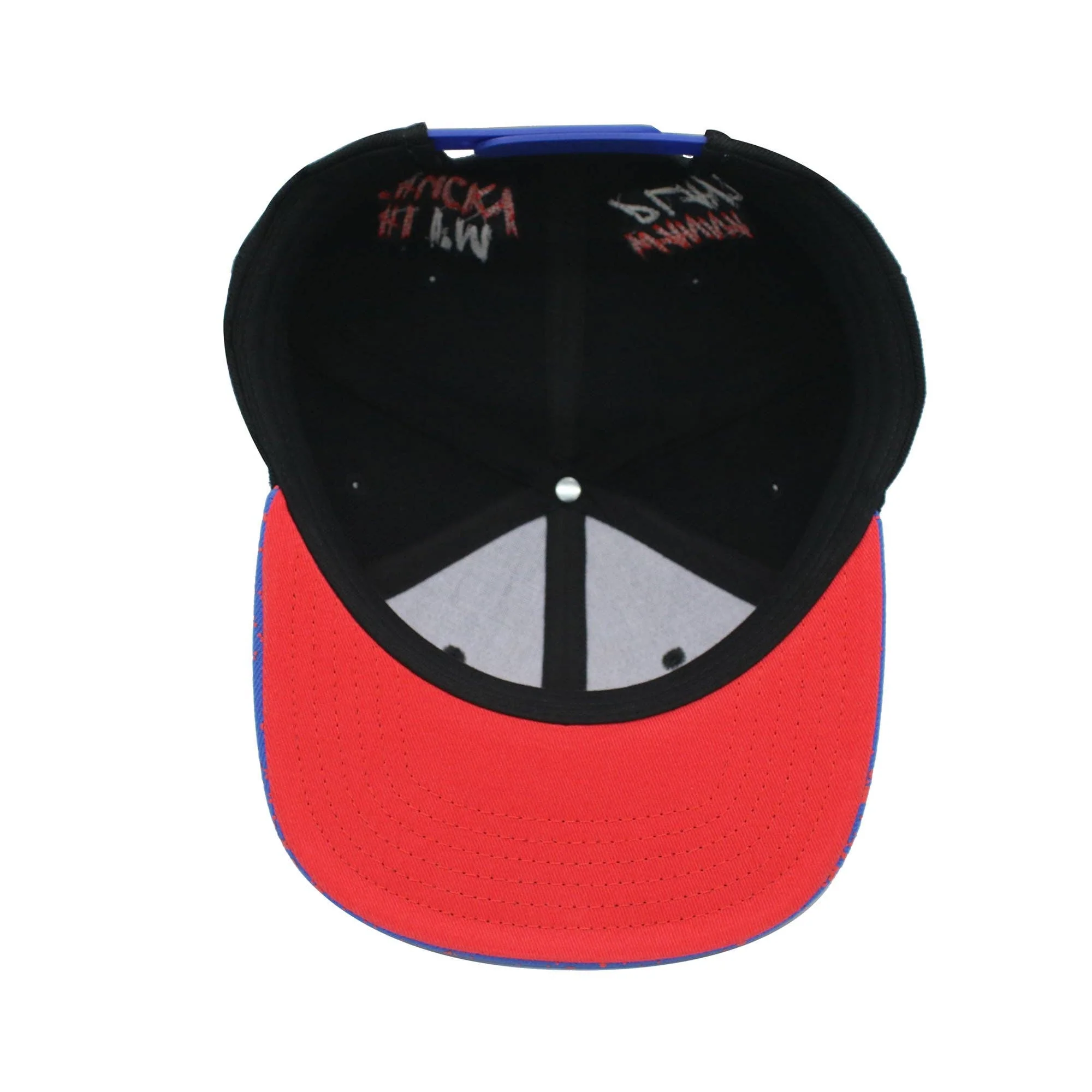 Chucky Splatter Flat Brim Baseball Hat with Knife Embroidery - Image 5