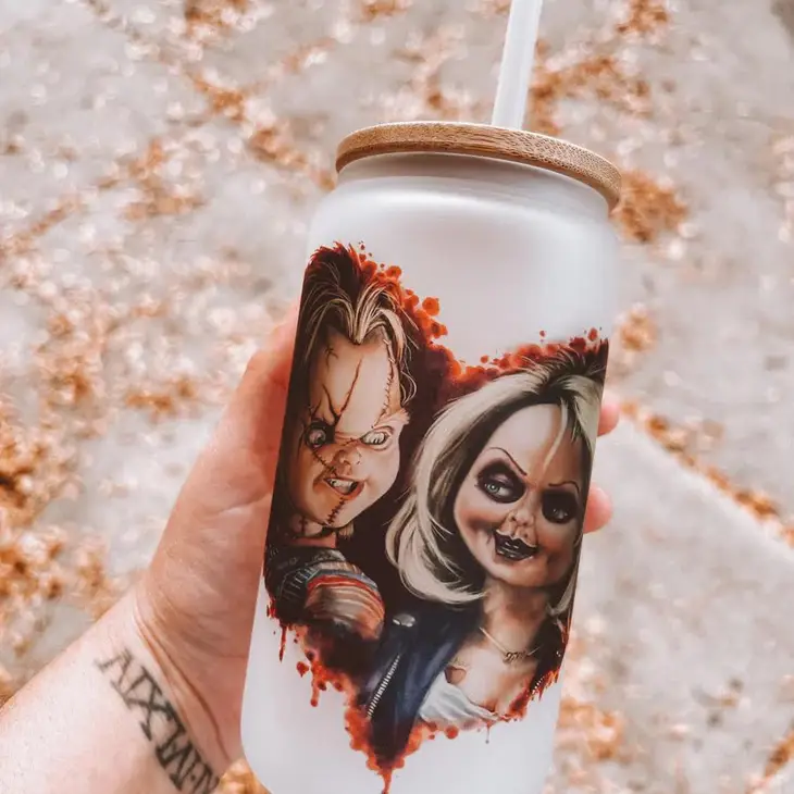 Chucky + Tiff Glass Tumbler - Image 2