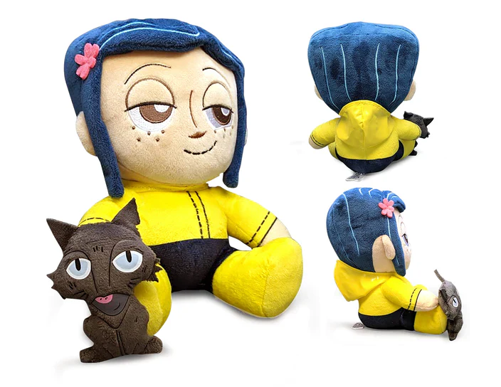 CORALINE AND THE CAT PLUSH PHUNNY BY KIDROBOT - Image 2