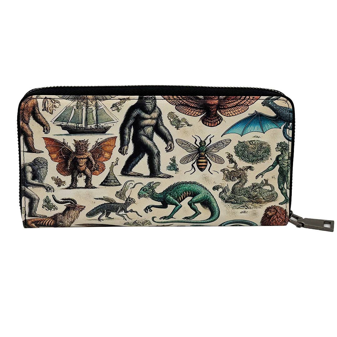 Cryptids and Mythological Creatures Clutch Handbag - Image 2
