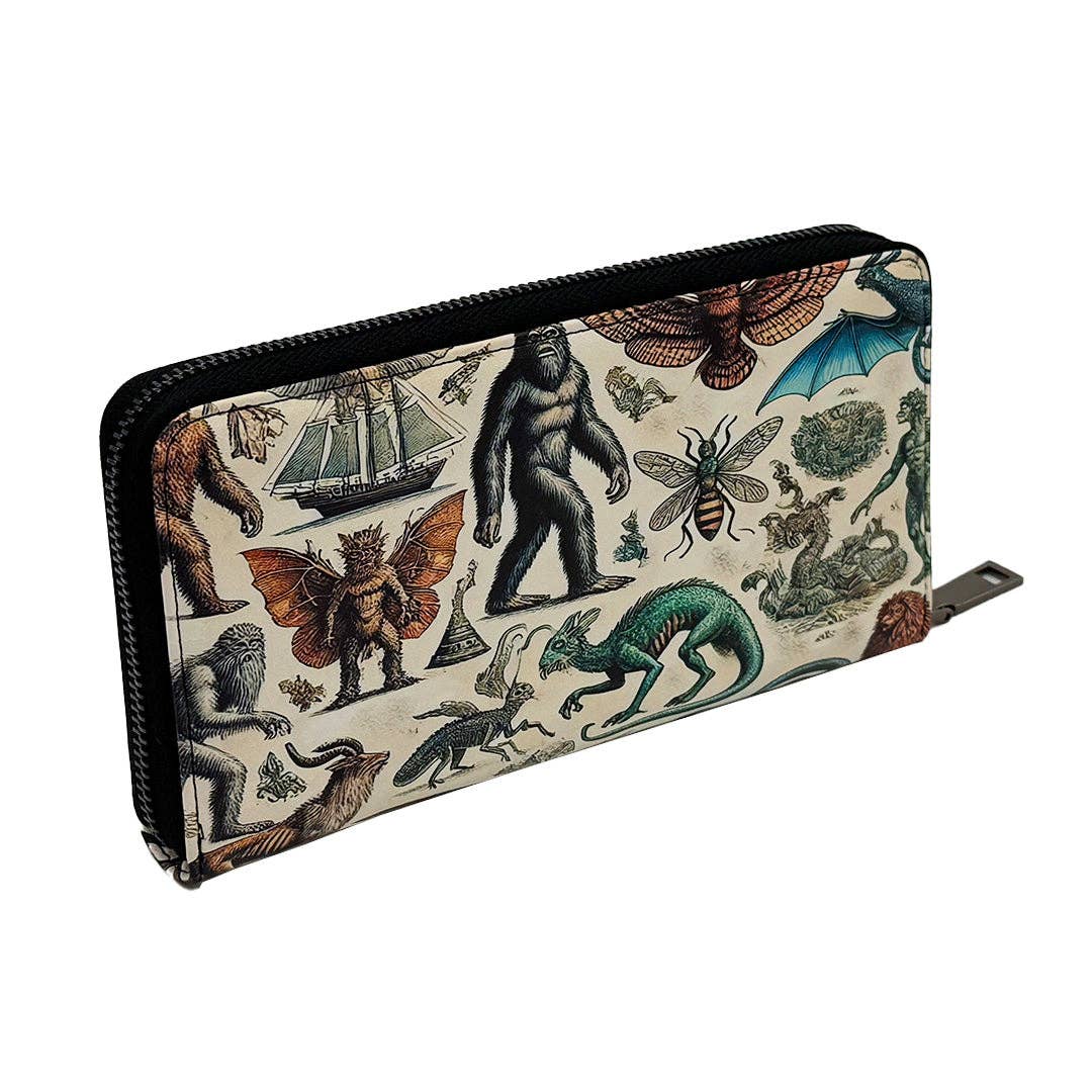 Cryptids and Mythological Creatures Clutch Handbag - Image 3