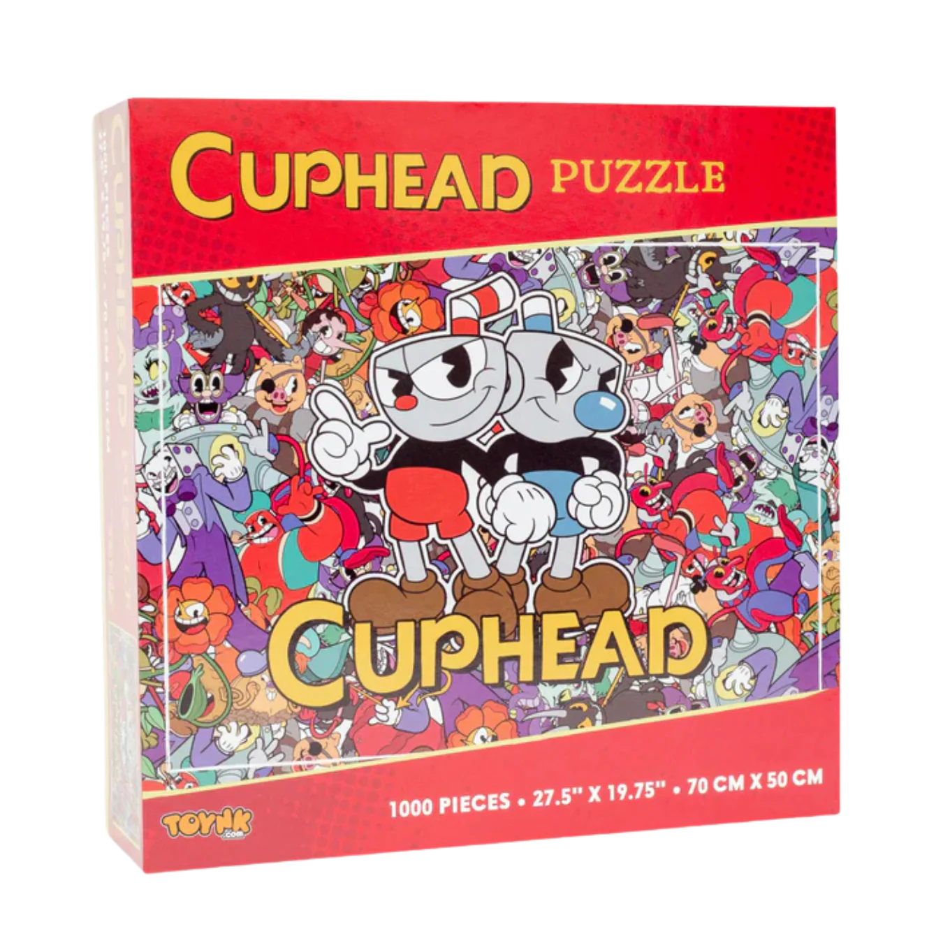 Cuphead and Mugman Collage 1000-Piece Jigsaw Puzzle - Image 2