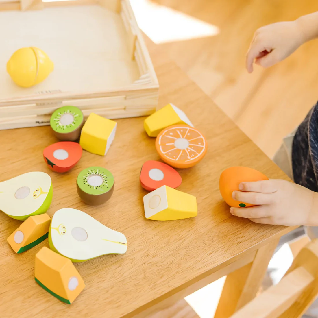 Cutting Fruit Set - Wooden Play Food - Image 6