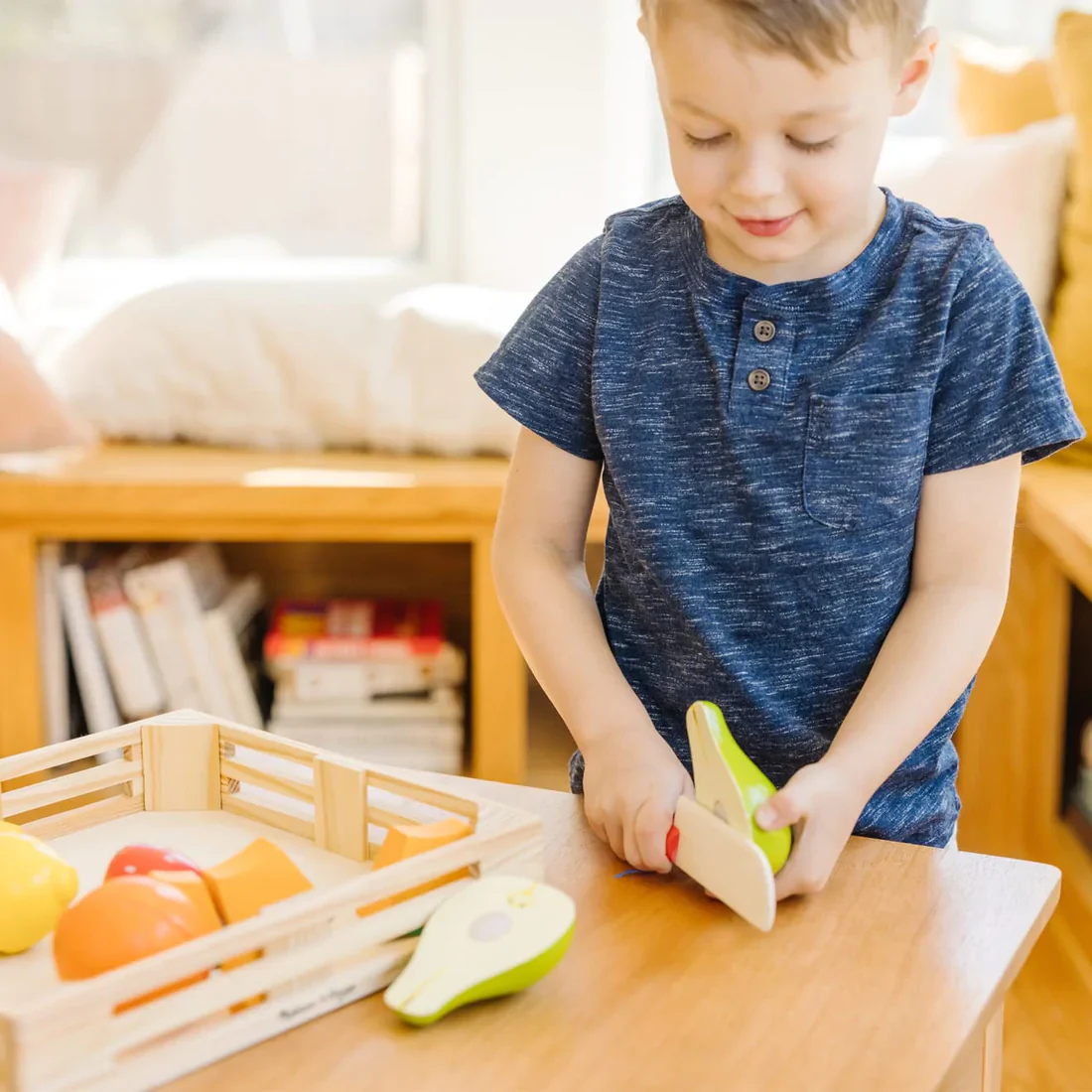 Cutting Fruit Set - Wooden Play Food - Image 9