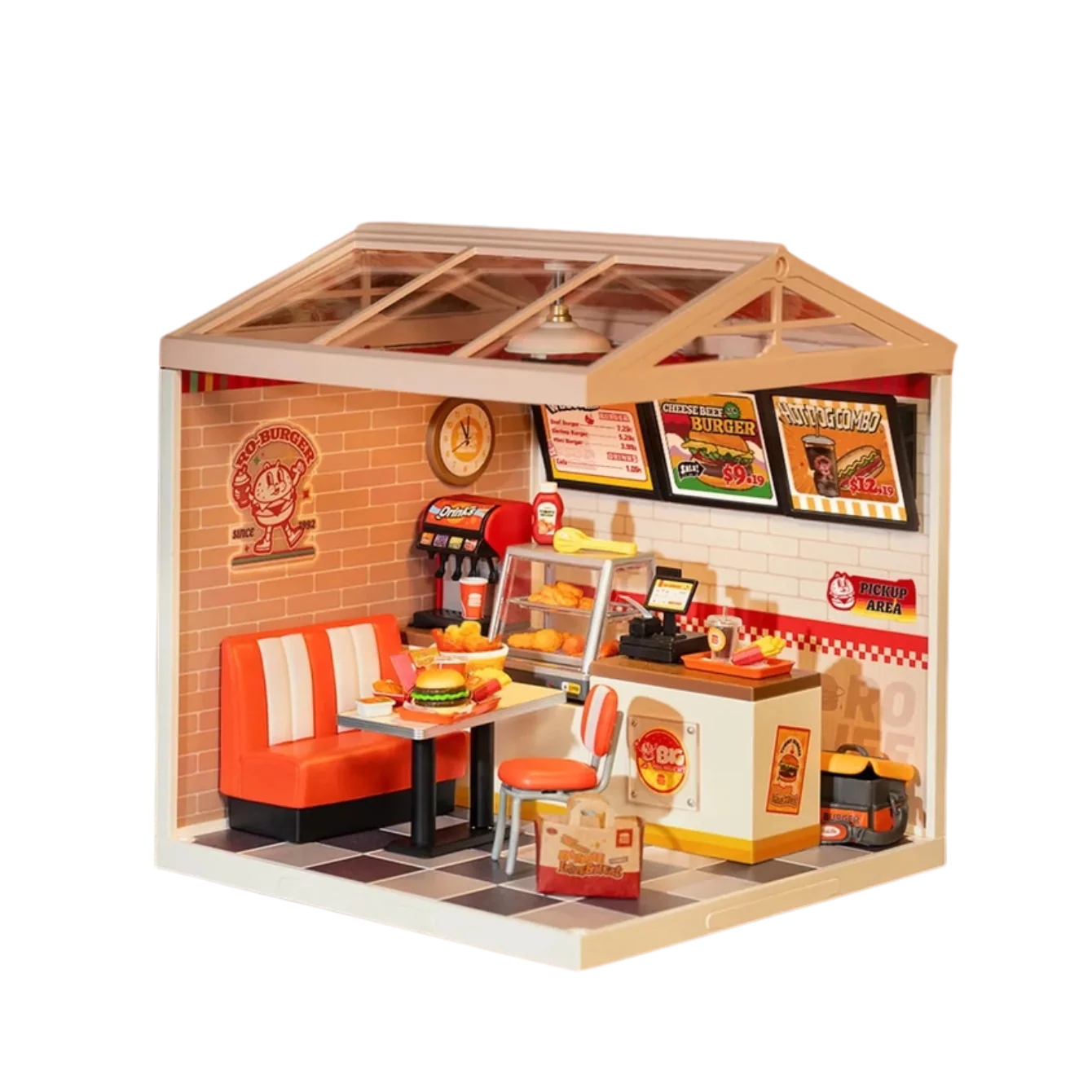 Diy Miniature House Kit: Yum Yum Burgers - Image 2