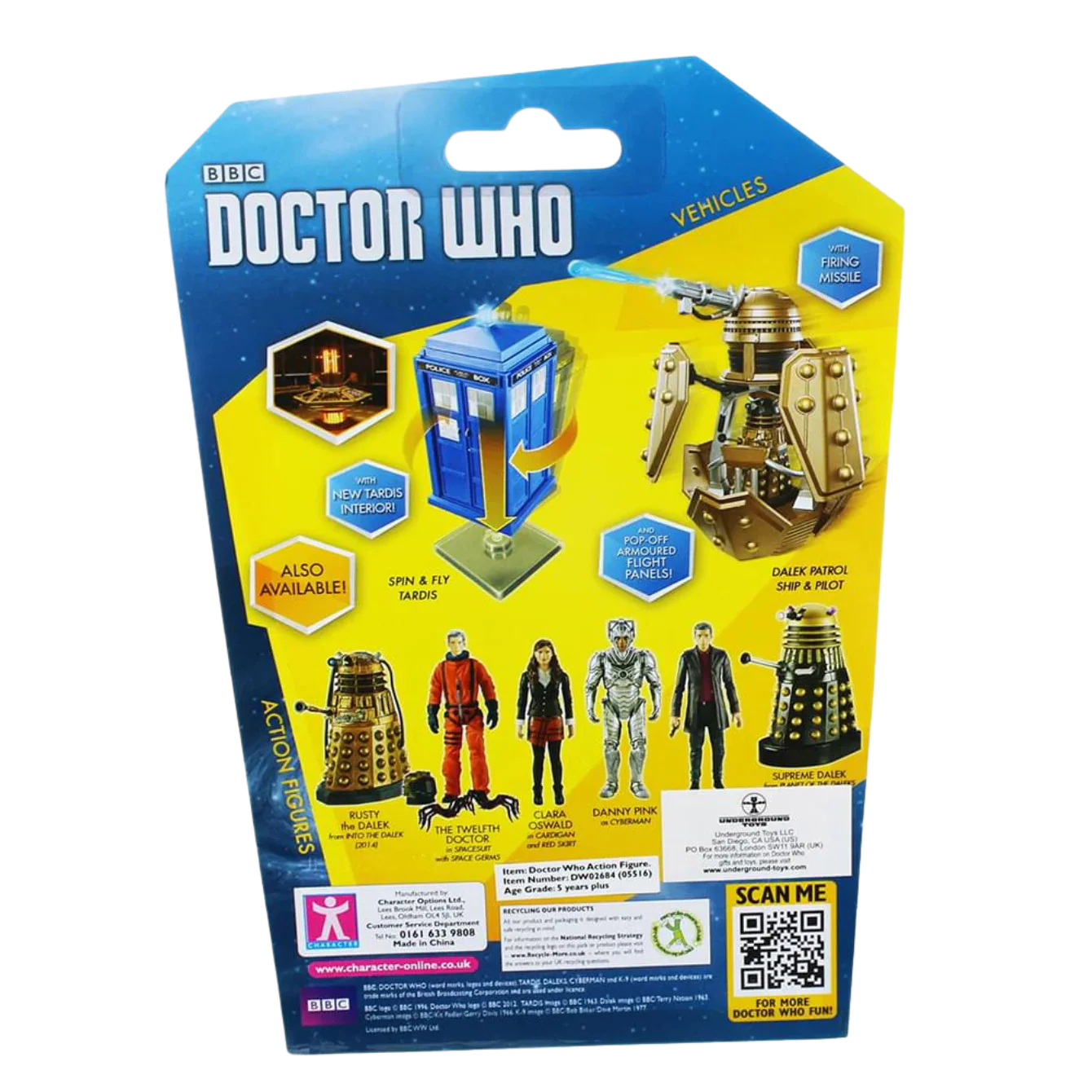 Doctor Who 3.75" Action Figure: 12th Doctor (Spacesuit w/ Space Germs) - Image 2