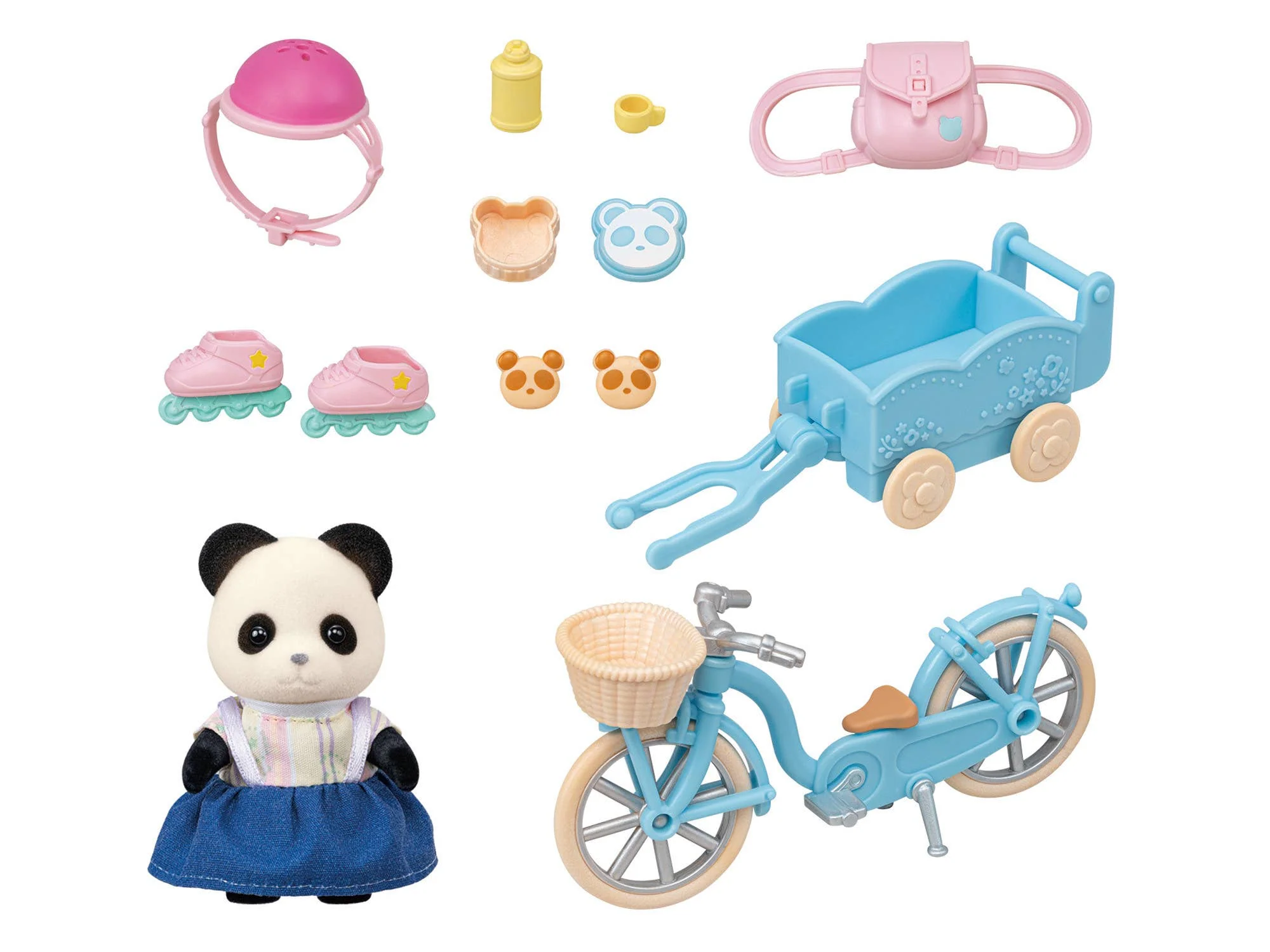 Dollhouse Playset & Figure, Bike & Skate Set,Collectible Toy - Image 2
