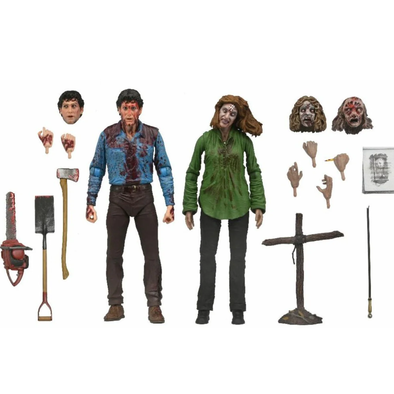 Evil Dead - 7” Scale Action Figure - Ultimate Bloody Ash & Cheryl Williams 2 Pack - Image 2
