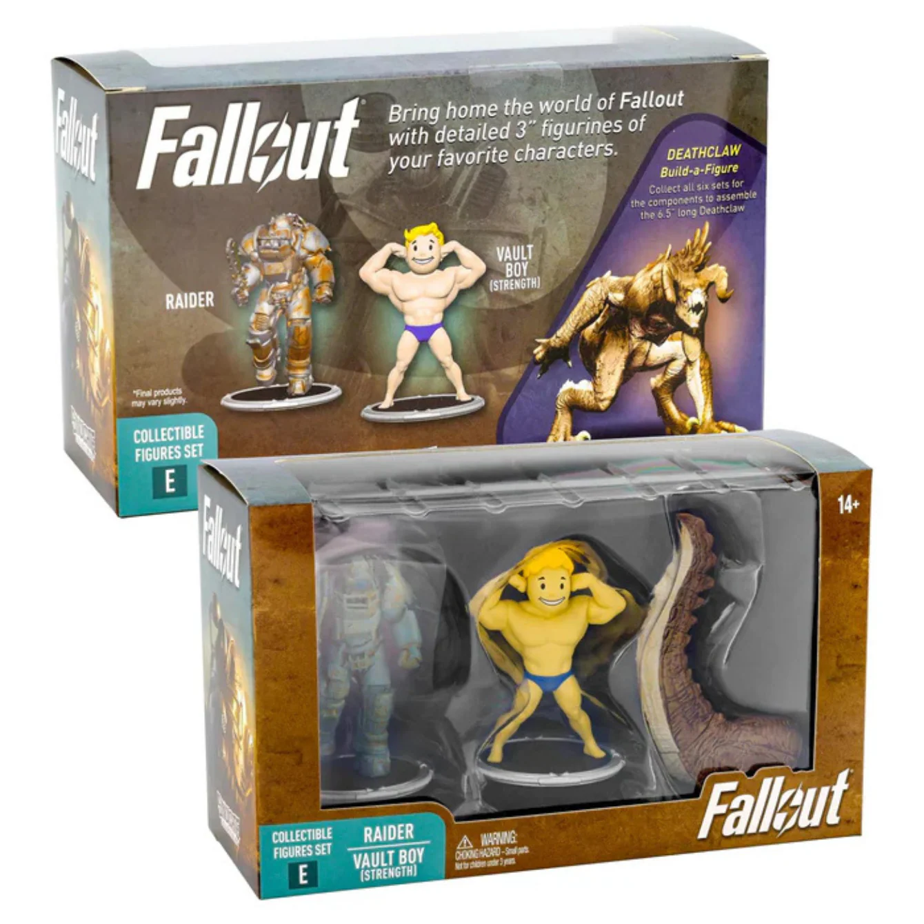 Fallout Raider and Vault Boy (Strong) Mini Figure Set (Build a Figure Deathclaw) - Image 2