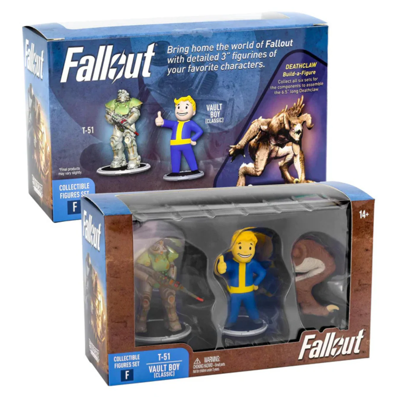 Fallout T-51 and Vault Boy (Classic) Mini Figure Set (Build a Figure Deathclaw) - Image 2