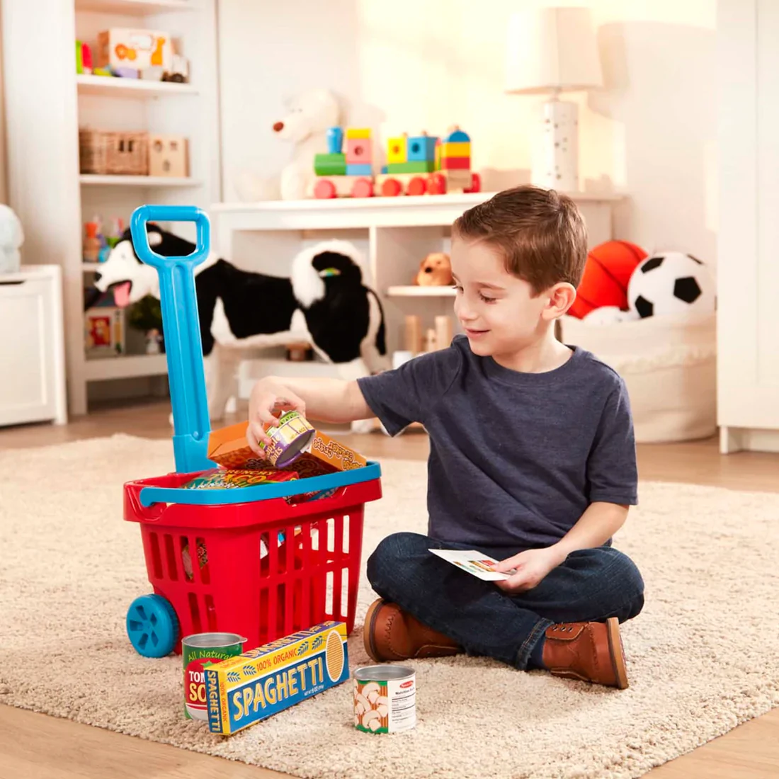 Fill & Roll Grocery Basket Play Set - Image 2