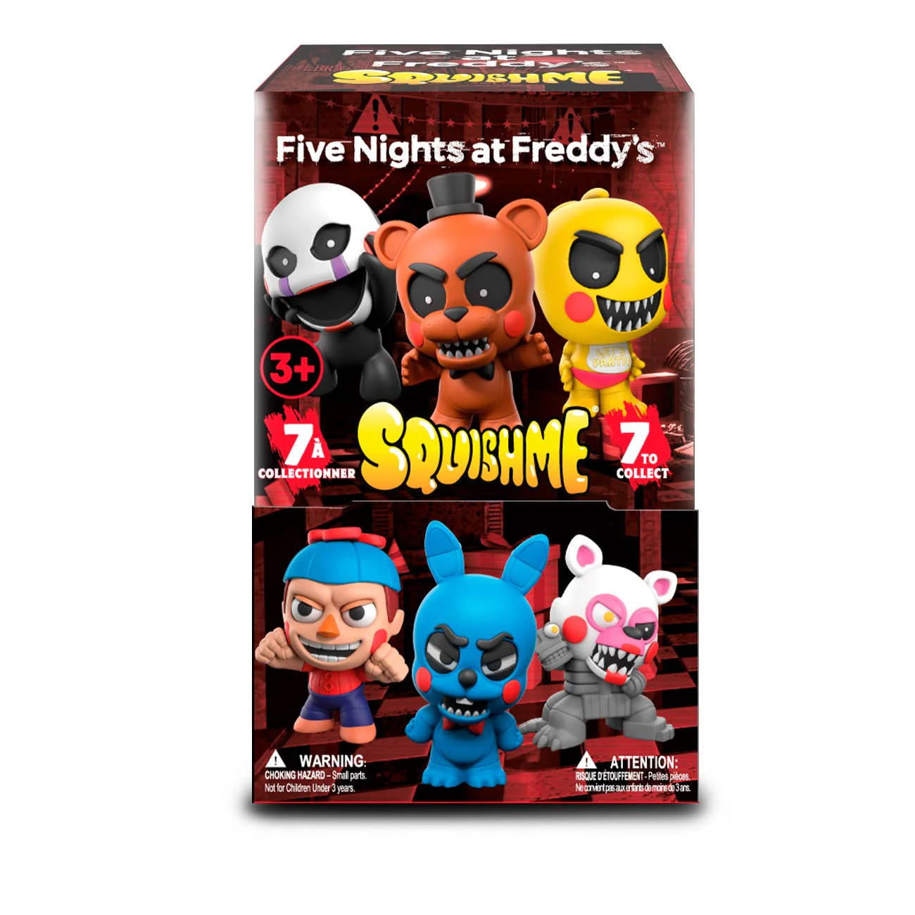FNAF 3.5" SquishMe Scented Figure Mystery Packs in Display - Image 12