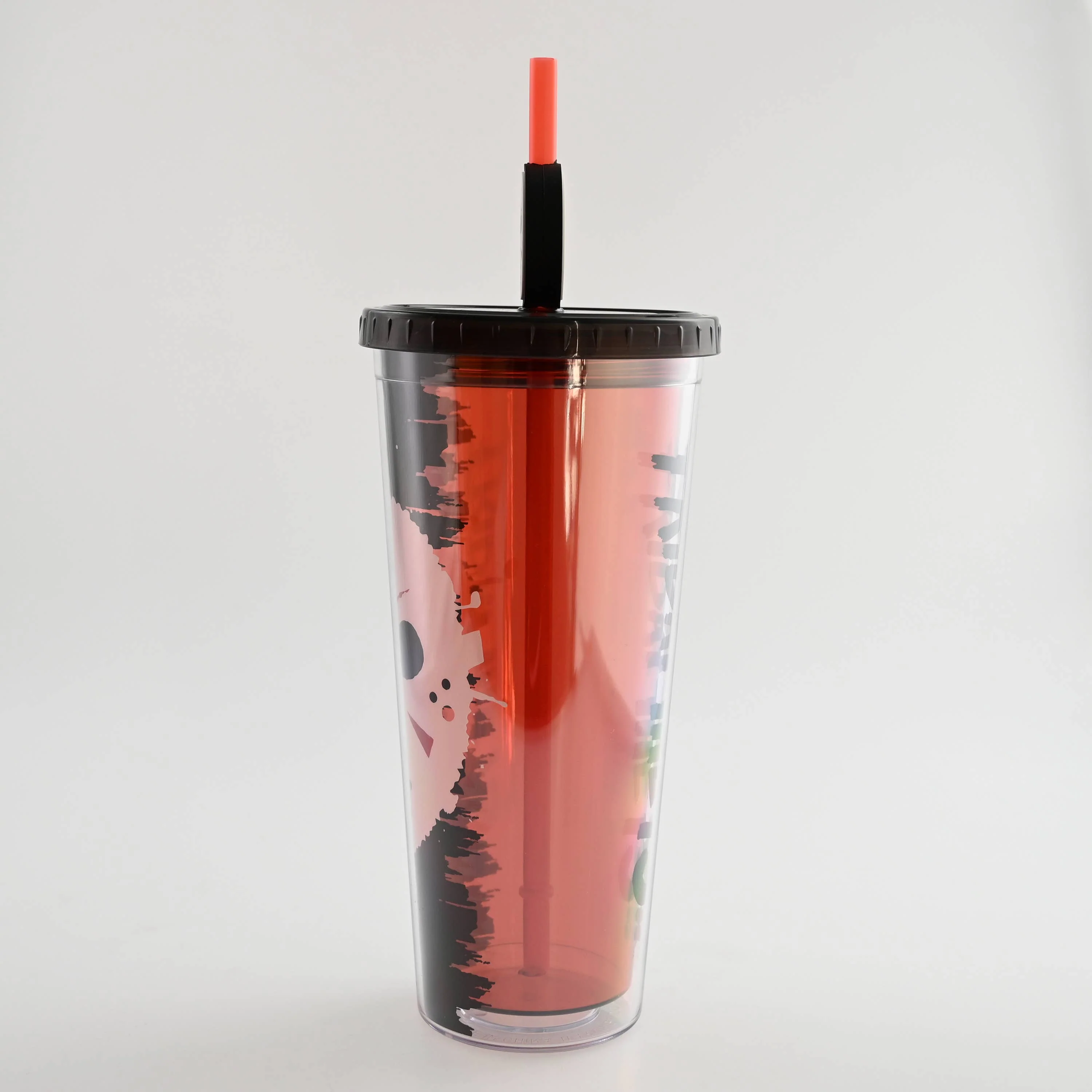 Friday the 13th SPLATTER MASK  24oz Plastic Cold Cup - Image 4