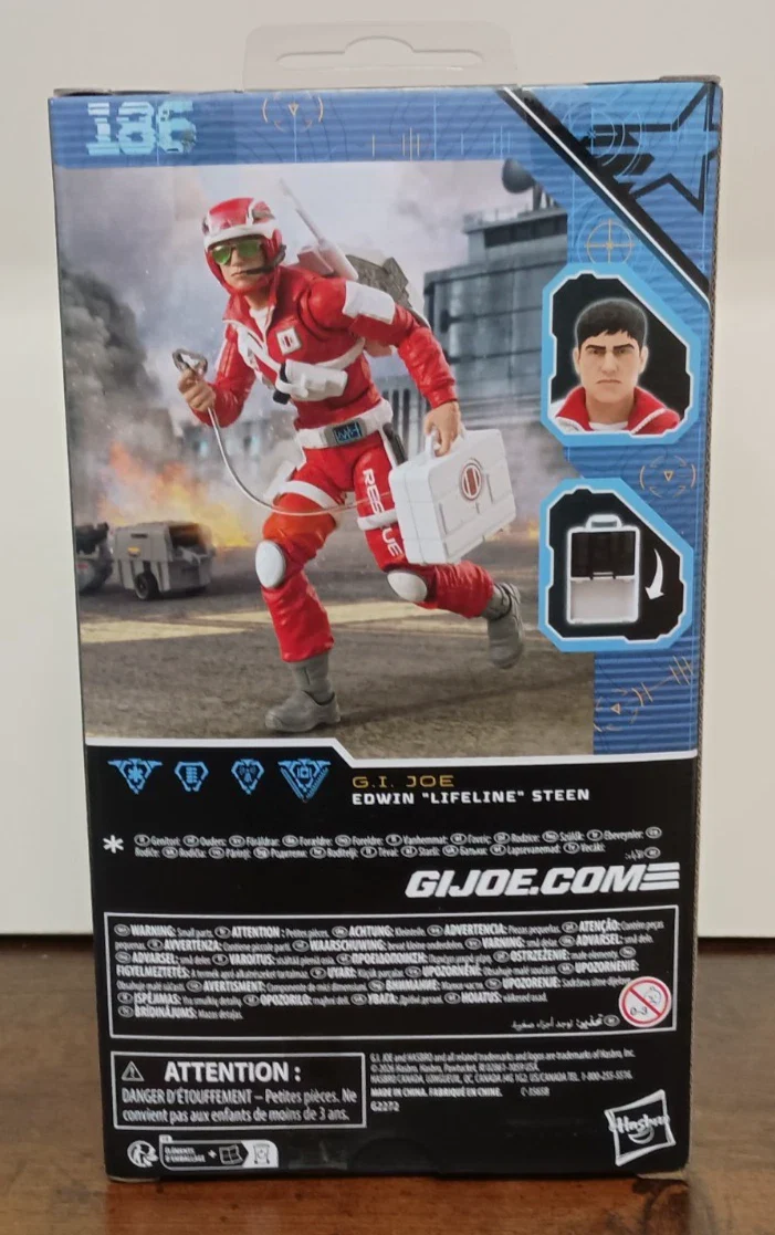 G.I. Joe Classified Series #186 Edwin "Lifeline" Steen Action Figure - Image 2