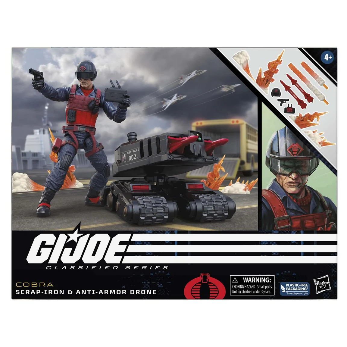 G.I. Joe Classified Series Cobra Scrap-Iron & Anti-Armor Drone - Image 3