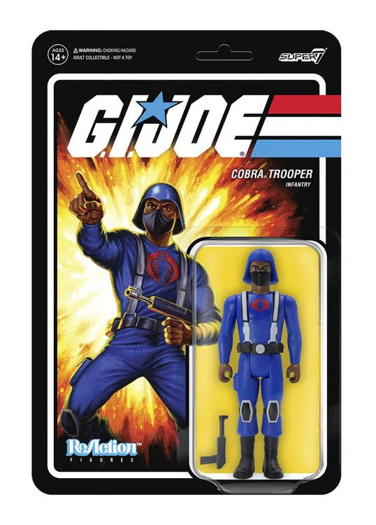 G.I. Joe ReAction Cobra Trooper (H-Back Brown) Figure - Image 6