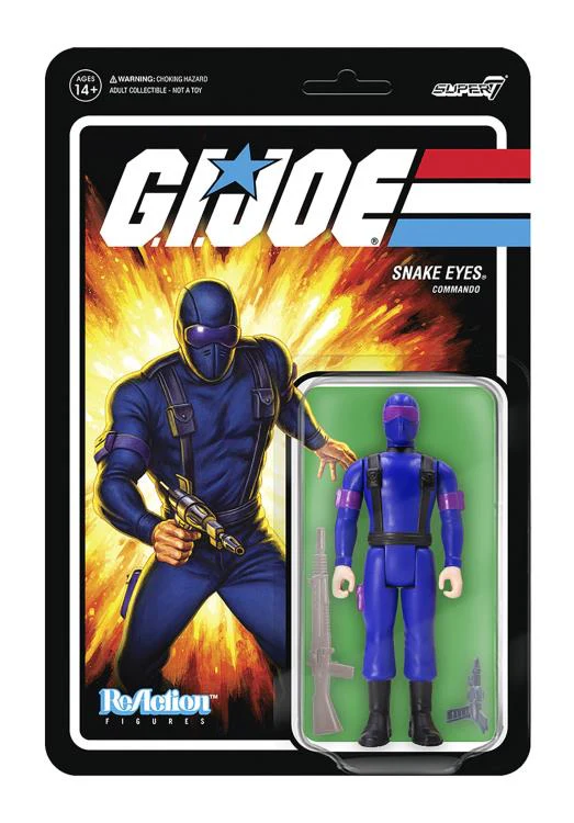 G.I. Joe ReAction Snake Eyes Figure - Image 3