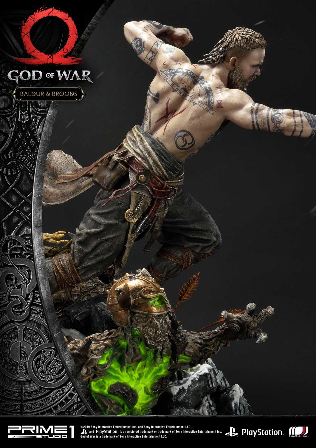 PRE-ORDER God of War Baldur & Broods Statue - Image 10